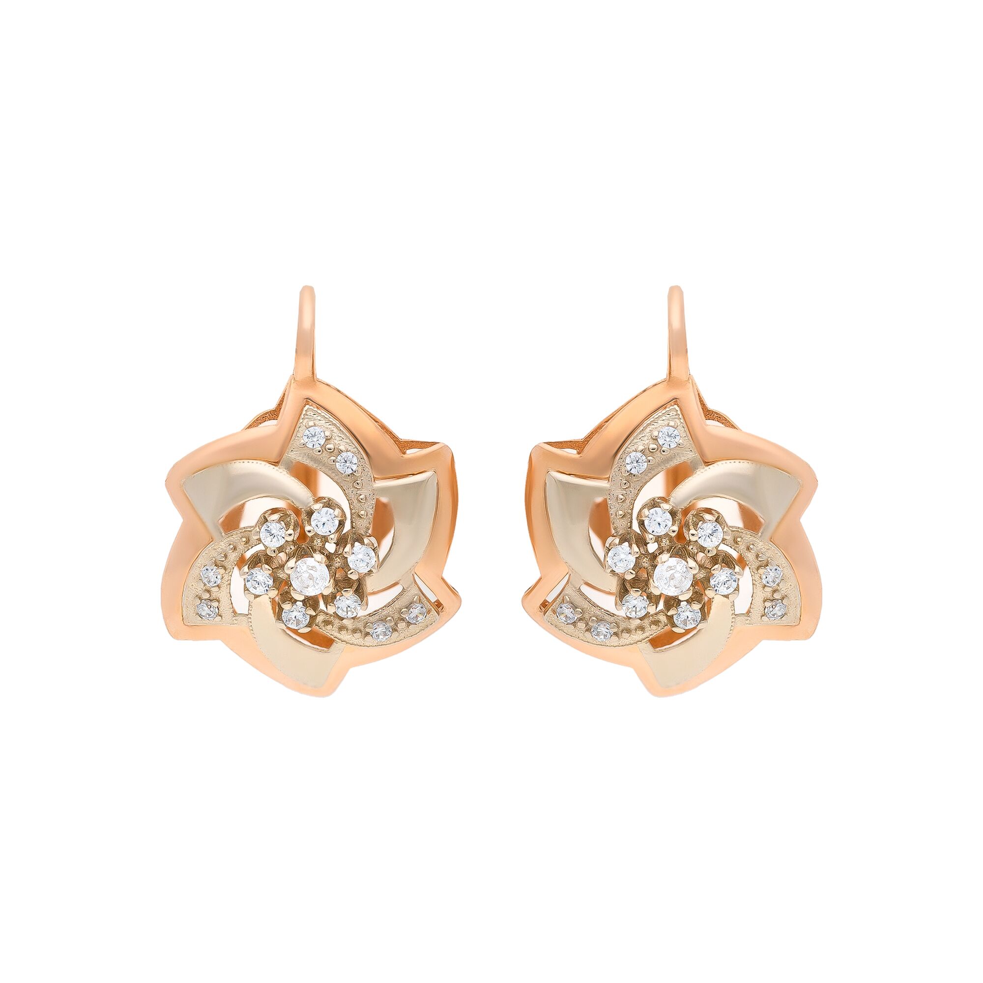 Серьги, золото, 585, 6.12г, 54520 | GoldMarket.kz