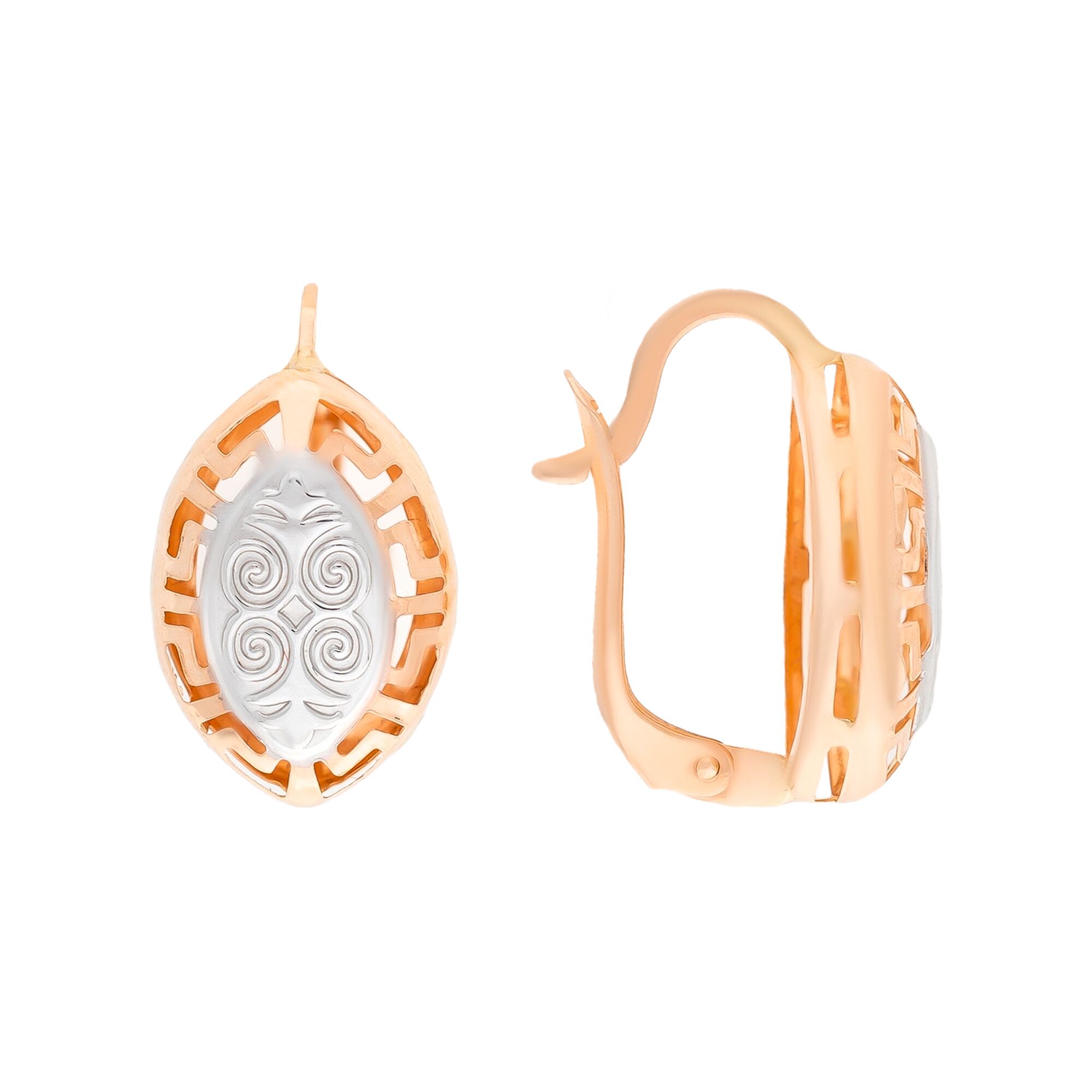 Серьги, золото, 585, 2.52г, 54663, изображение 2 | GoldMarket.kz