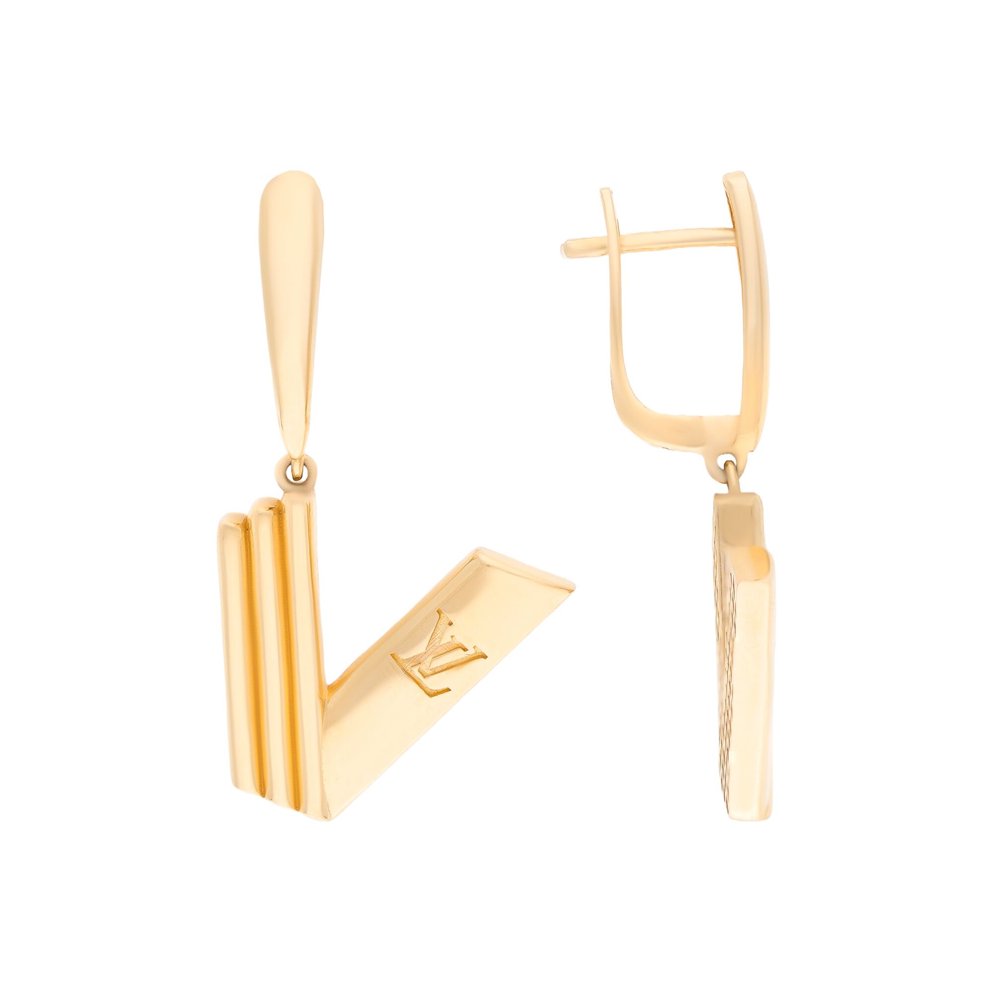 Серьги, золото, 585, 6.15г, 54832, изображение 2 | GoldMarket.kz