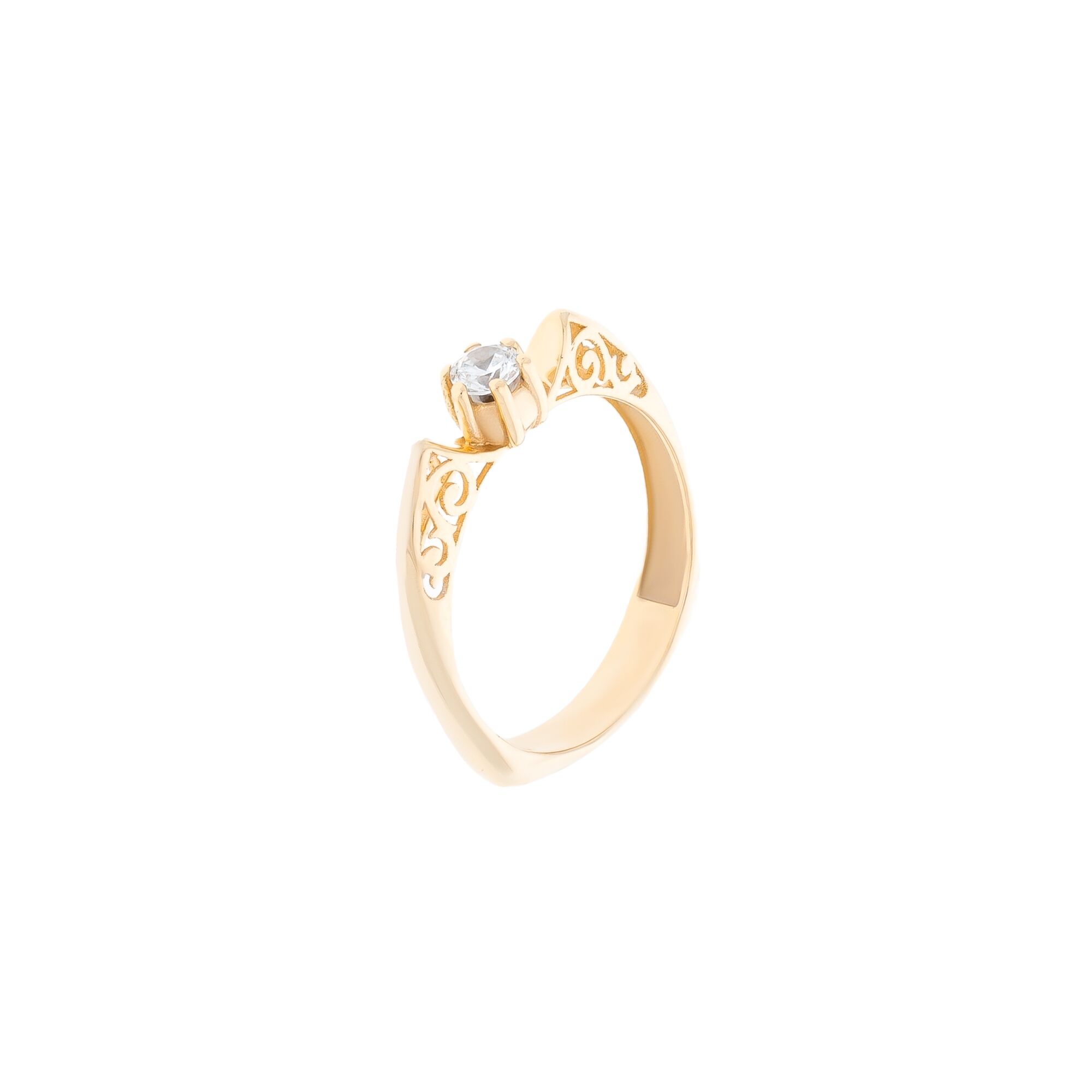 Кольцо, золото, 585, 2.56г, 55021 | GoldMarket.kz