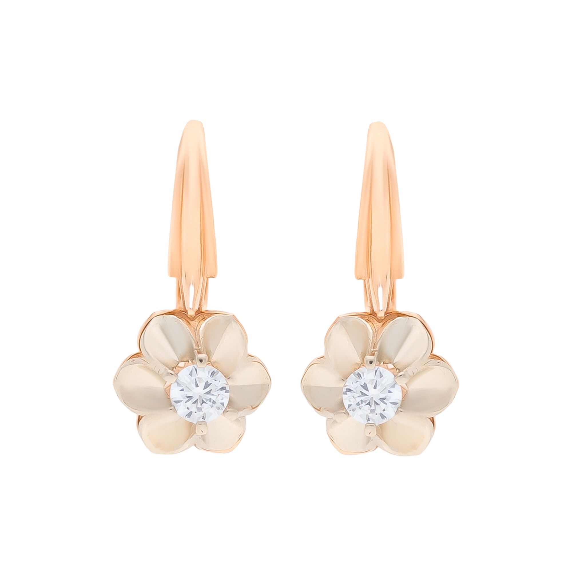 Серьги, золото, 585, 4.42г, 55031 | GoldMarket.kz