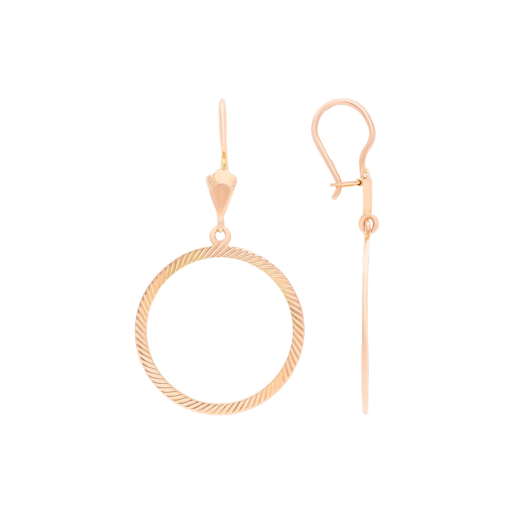 Серьги, золото, 585, 6.68г, 55135, изображение 2 | GoldMarket.kz