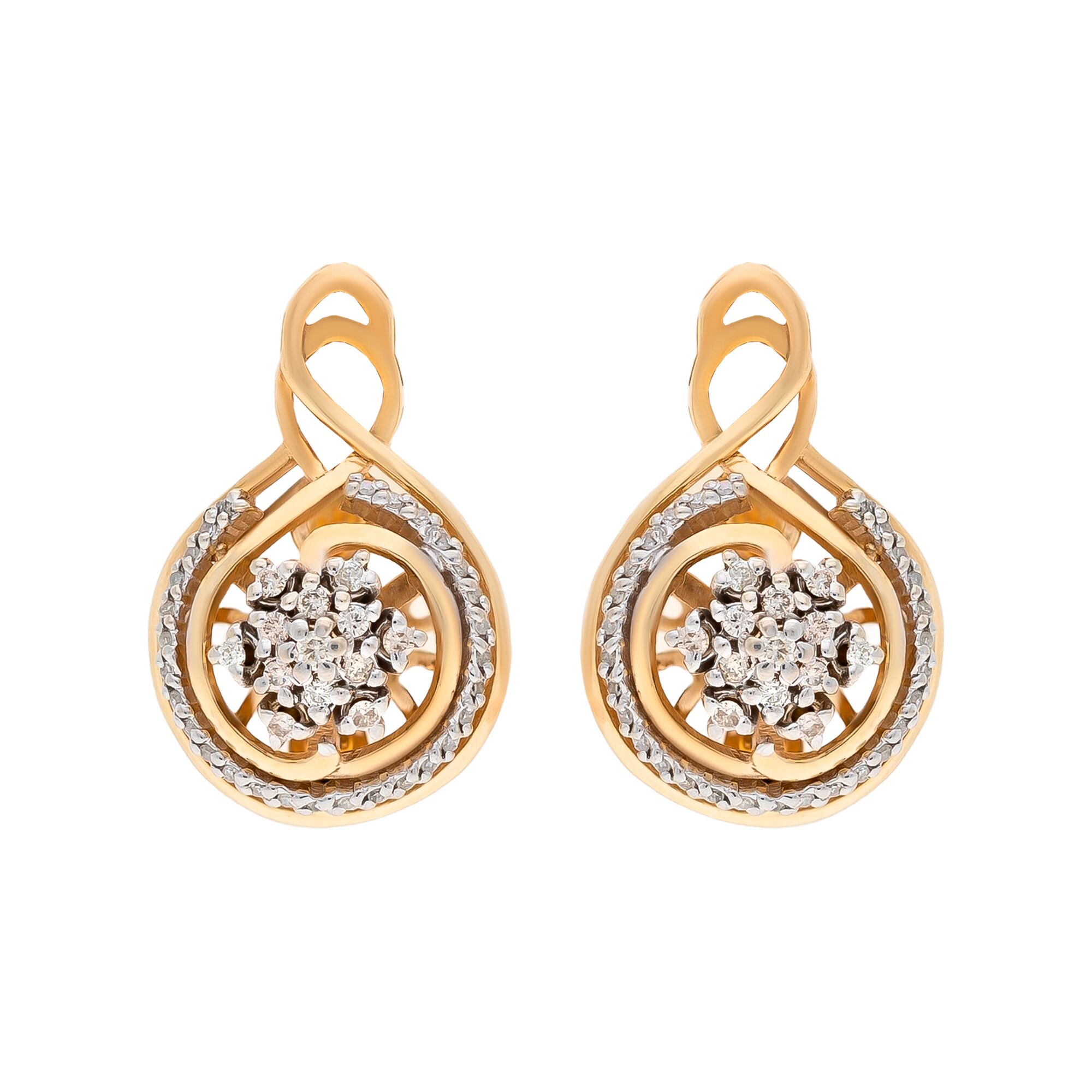 Серьги, золото, 585, 10.5г, 55155 | GoldMarket.kz