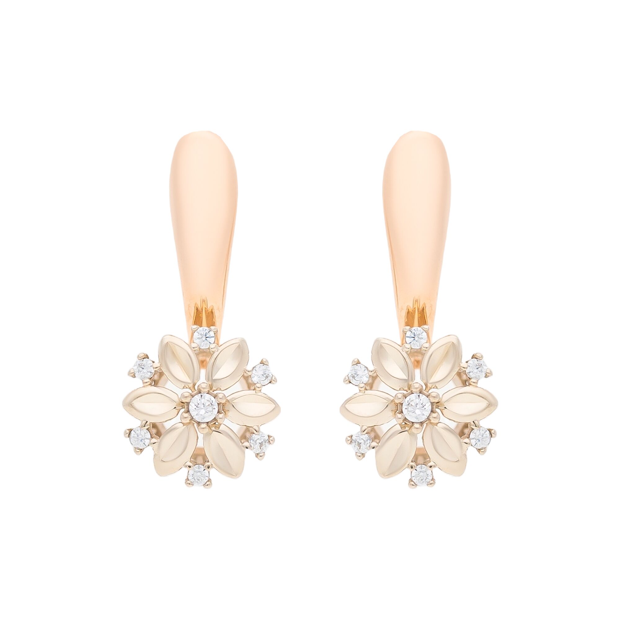 Серьги, золото, 585, 3.56г, 55158 | GoldMarket.kz