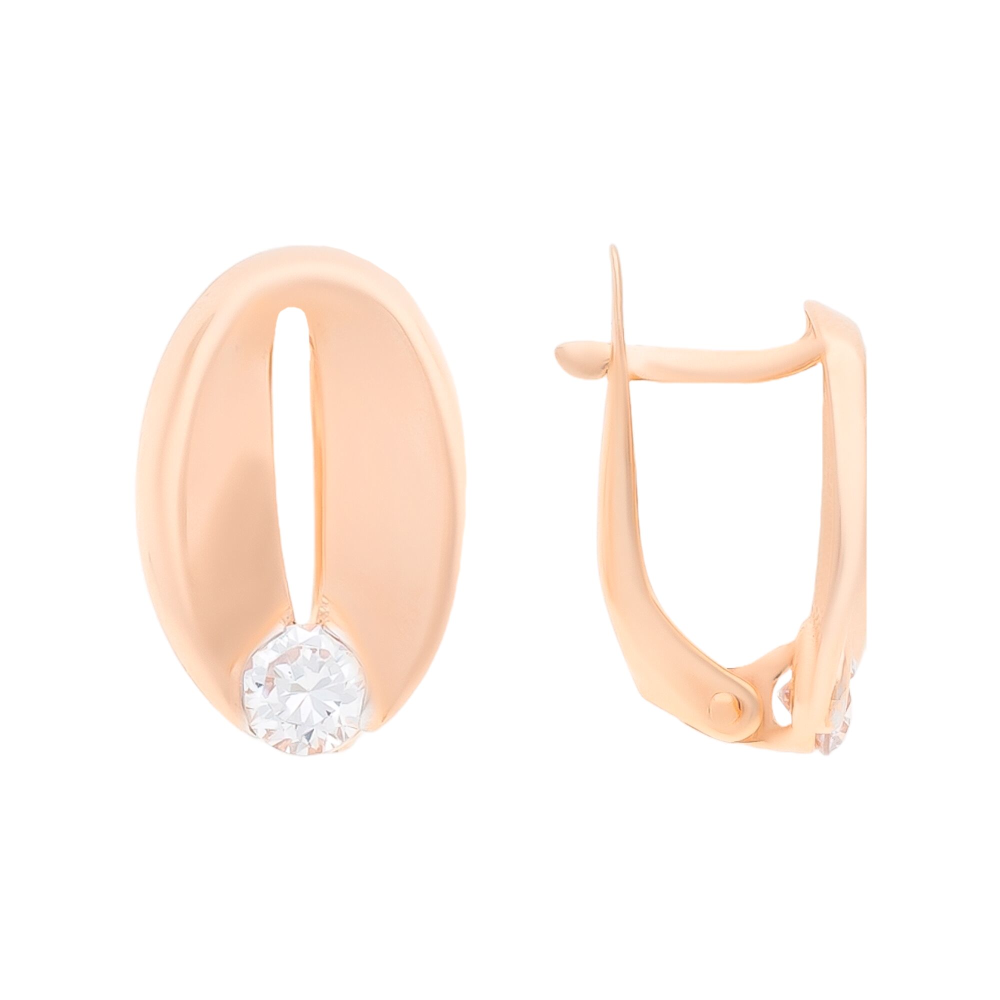 Серьги, золото, 585, 2.5г, 55185, изображение 2 | GoldMarket.kz