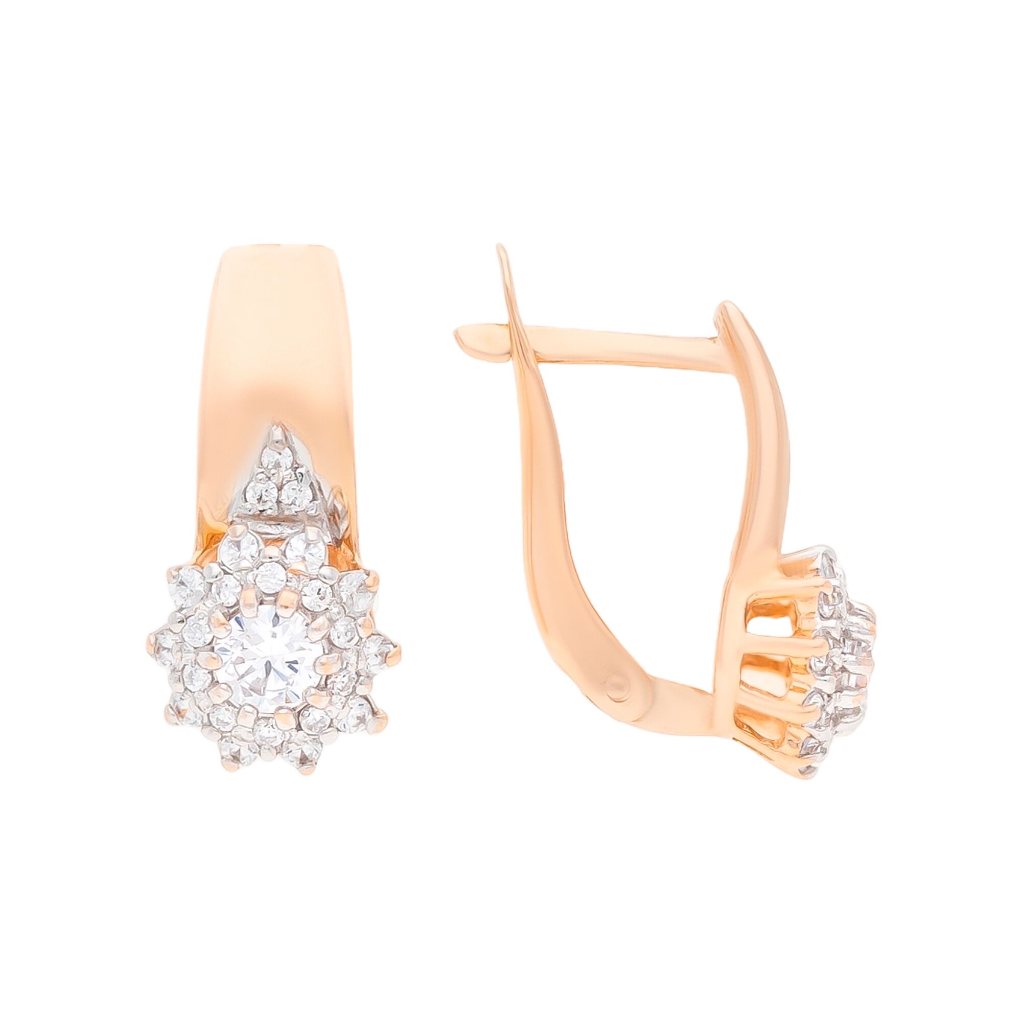 Серьги, золото, 585, 3.61г, 55189, изображение 2 | GoldMarket.kz