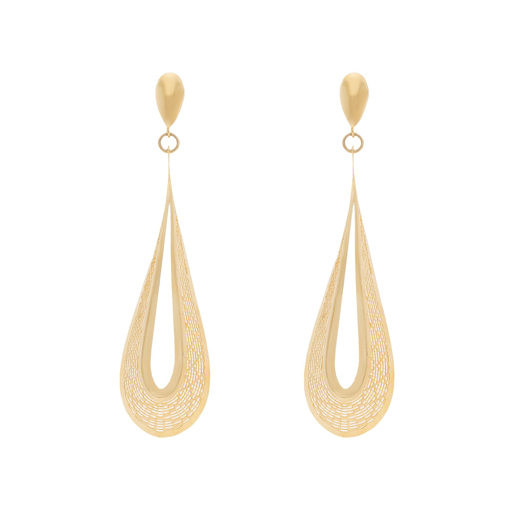 Серьги, золото, 585, 7.25г, 55193 | GoldMarket.kz