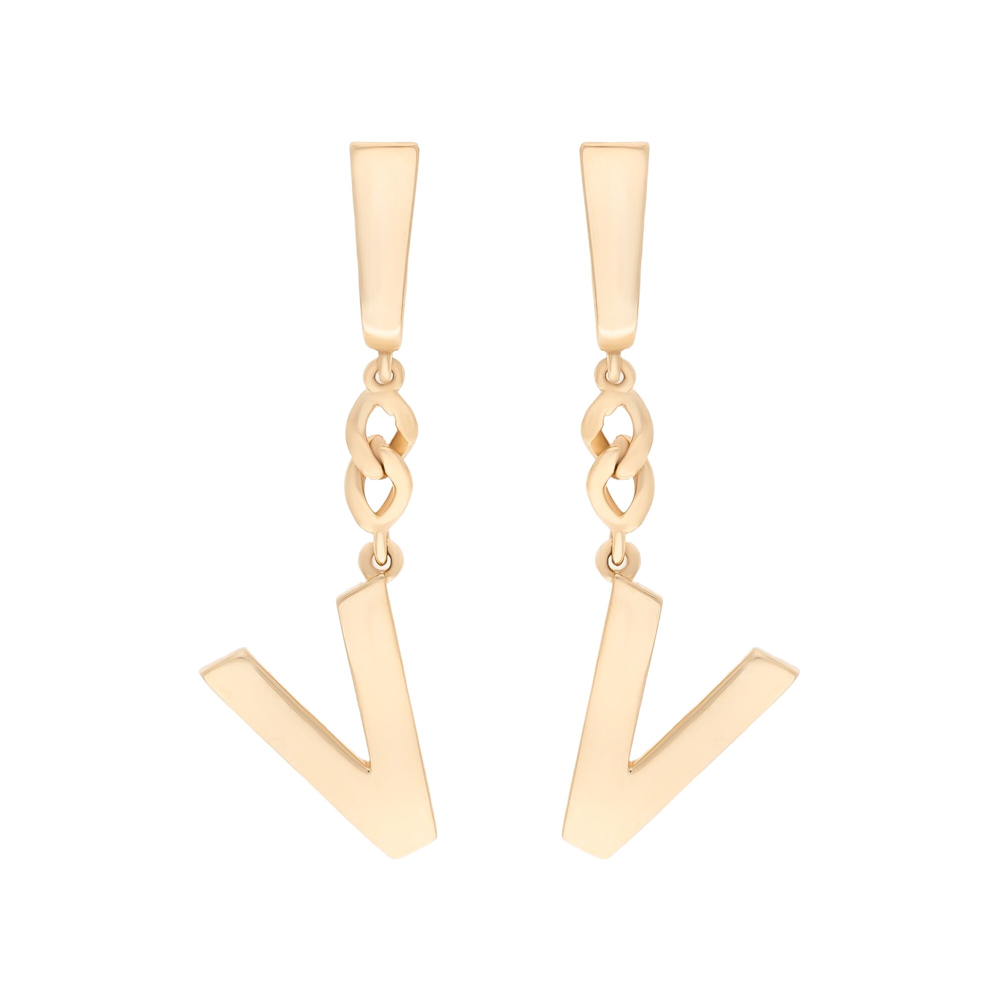 Серьги, золото, 585, 4.83г, 54932 | GoldMarket.kz
