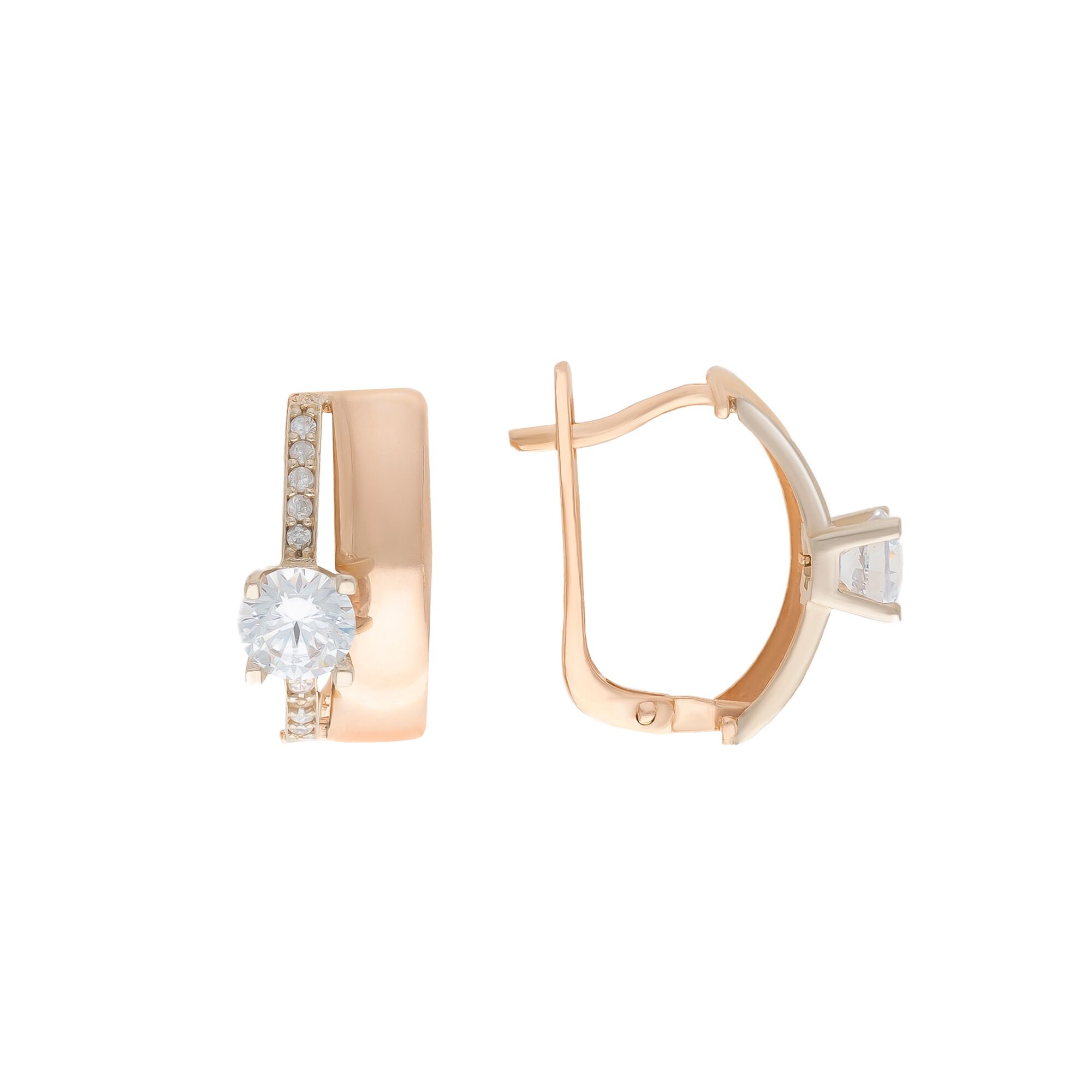 Серьги, золото, 585, 4.32г, 55326, изображение 2 | GoldMarket.kz