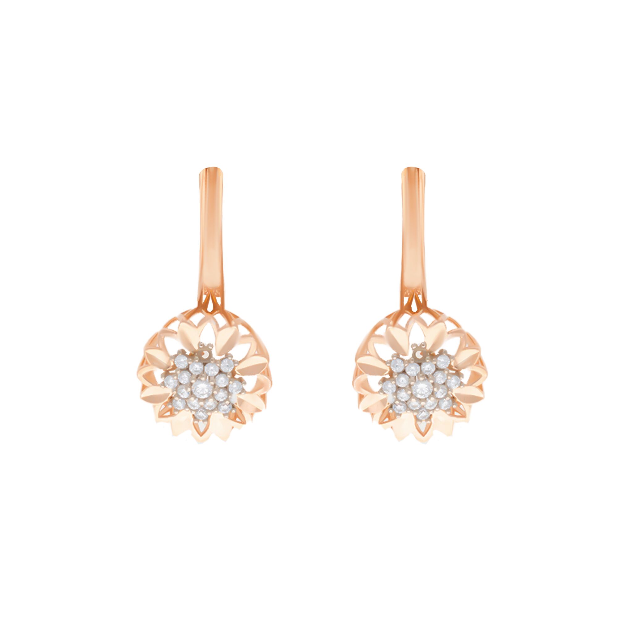 Серьги, золото, 585, 4.48г, 55330 | GoldMarket.kz