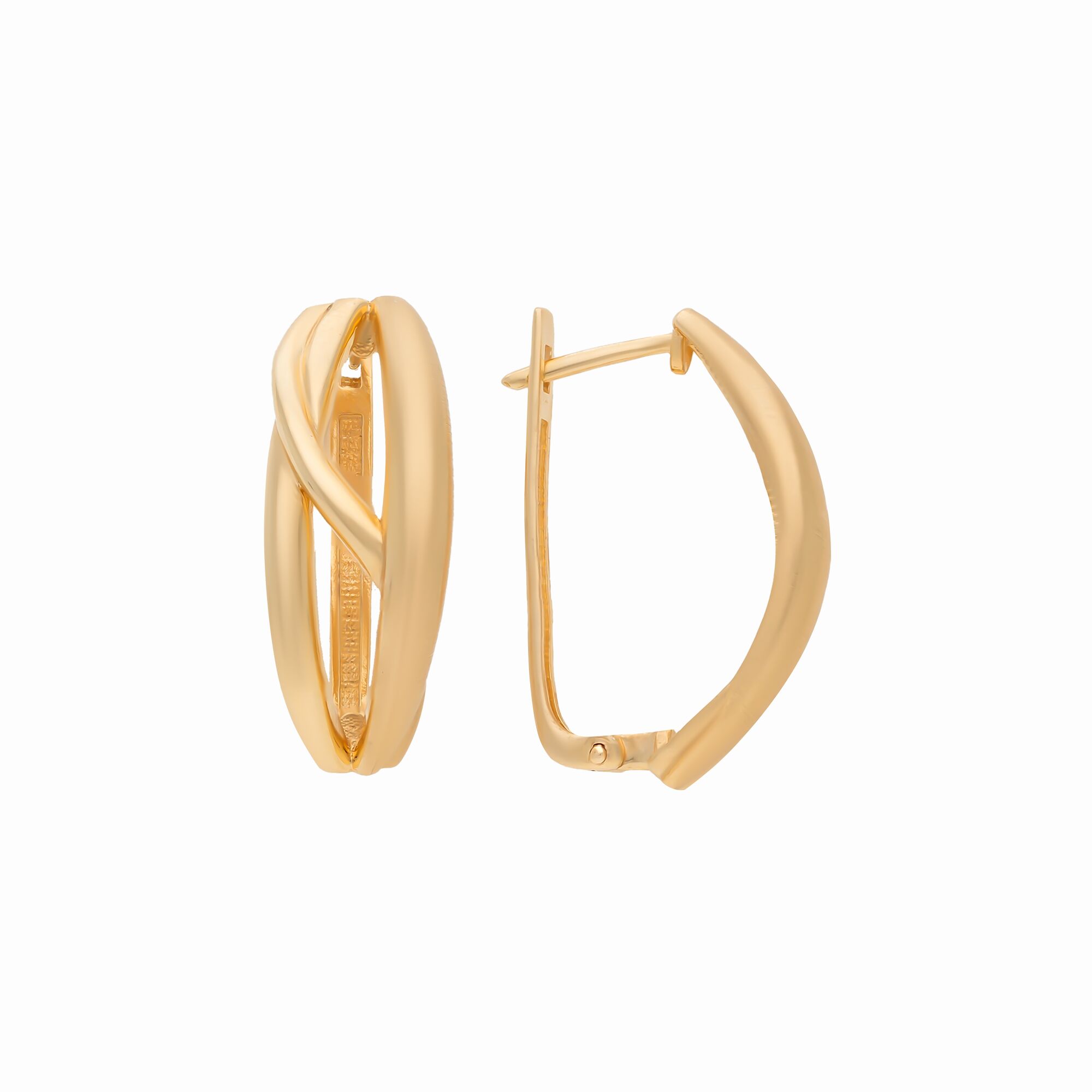 Серьги, золото, 585, 5г, 56867, изображение 2 | GoldMarket.kz