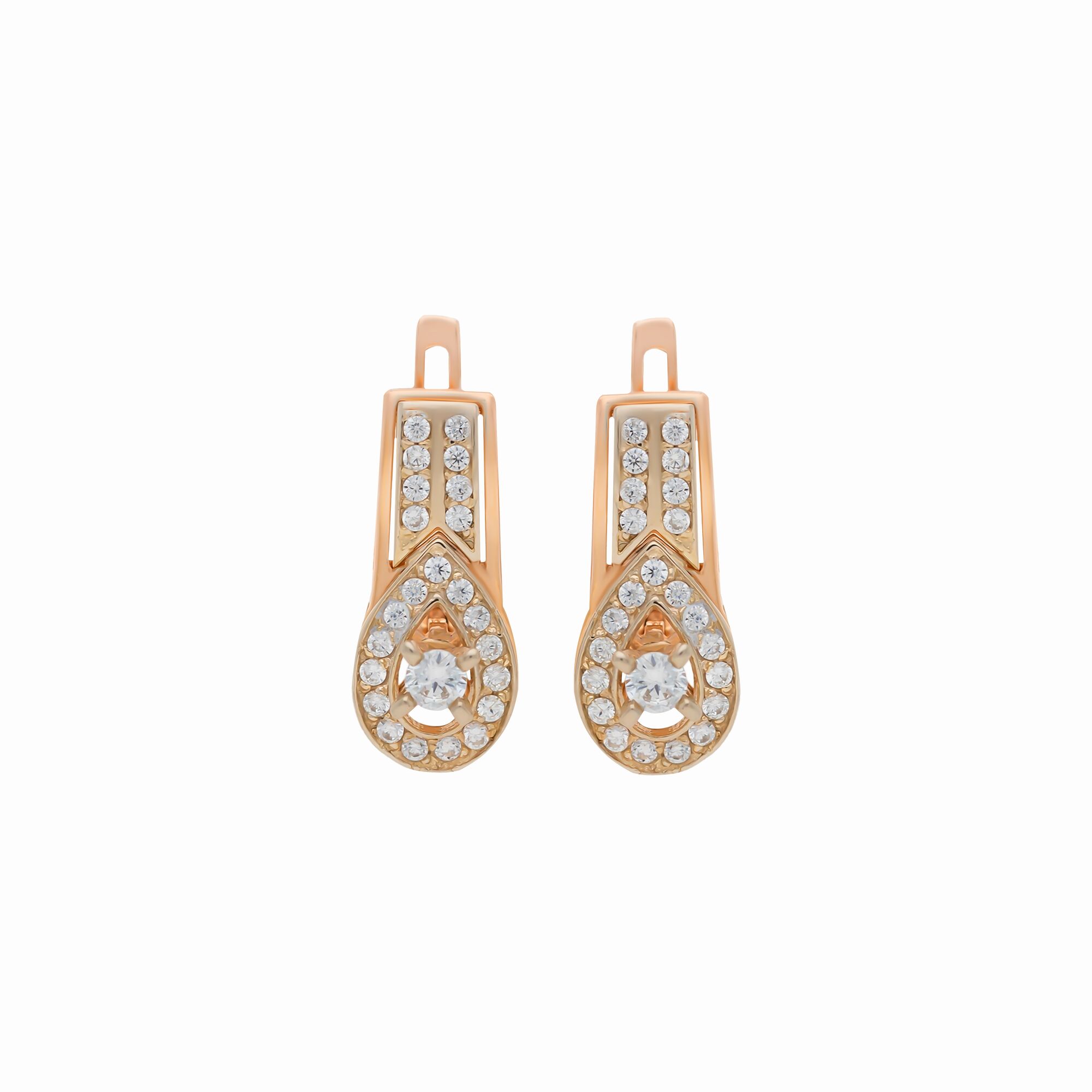 Серьги, золото, 585, 4.07г, 56936 | GoldMarket.kz