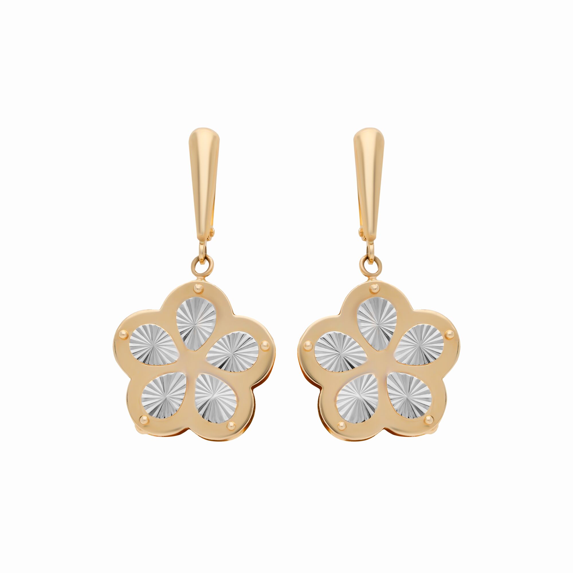Серьги, золото, 585, 6.27г, 57038 | GoldMarket.kz
