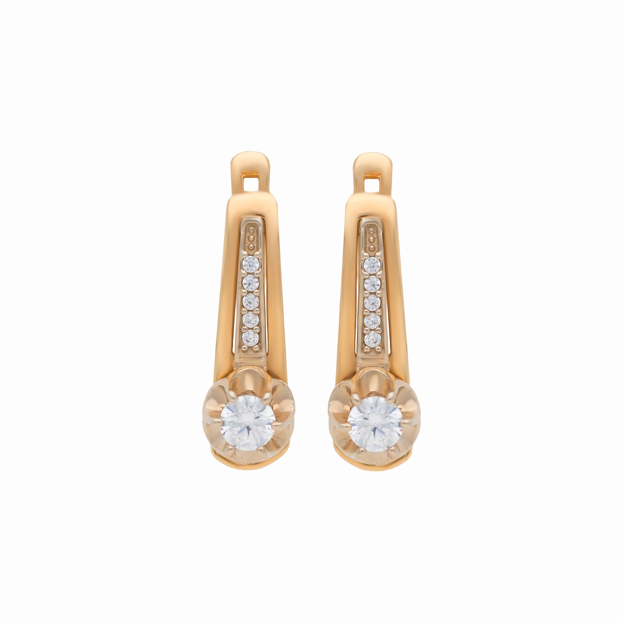 Серьги, золото, 585, 4г, 57055 | GoldMarket.kz