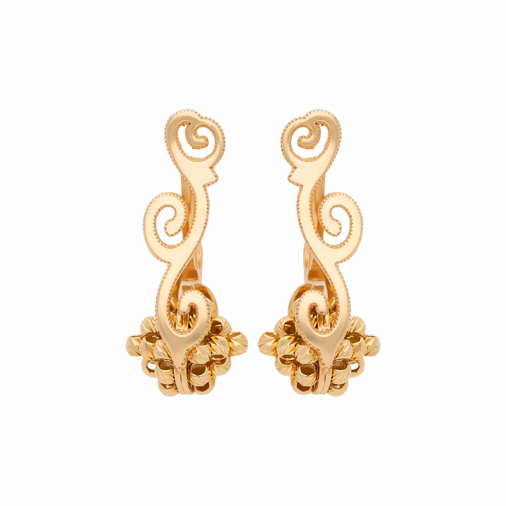 Серьги, золото, 585, 6.95г, 57067 | GoldMarket.kz