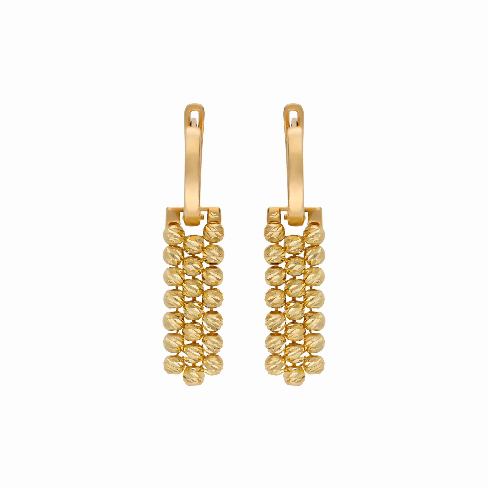 Серьги, золото, 585, 6.1г, 57071 | GoldMarket.kz