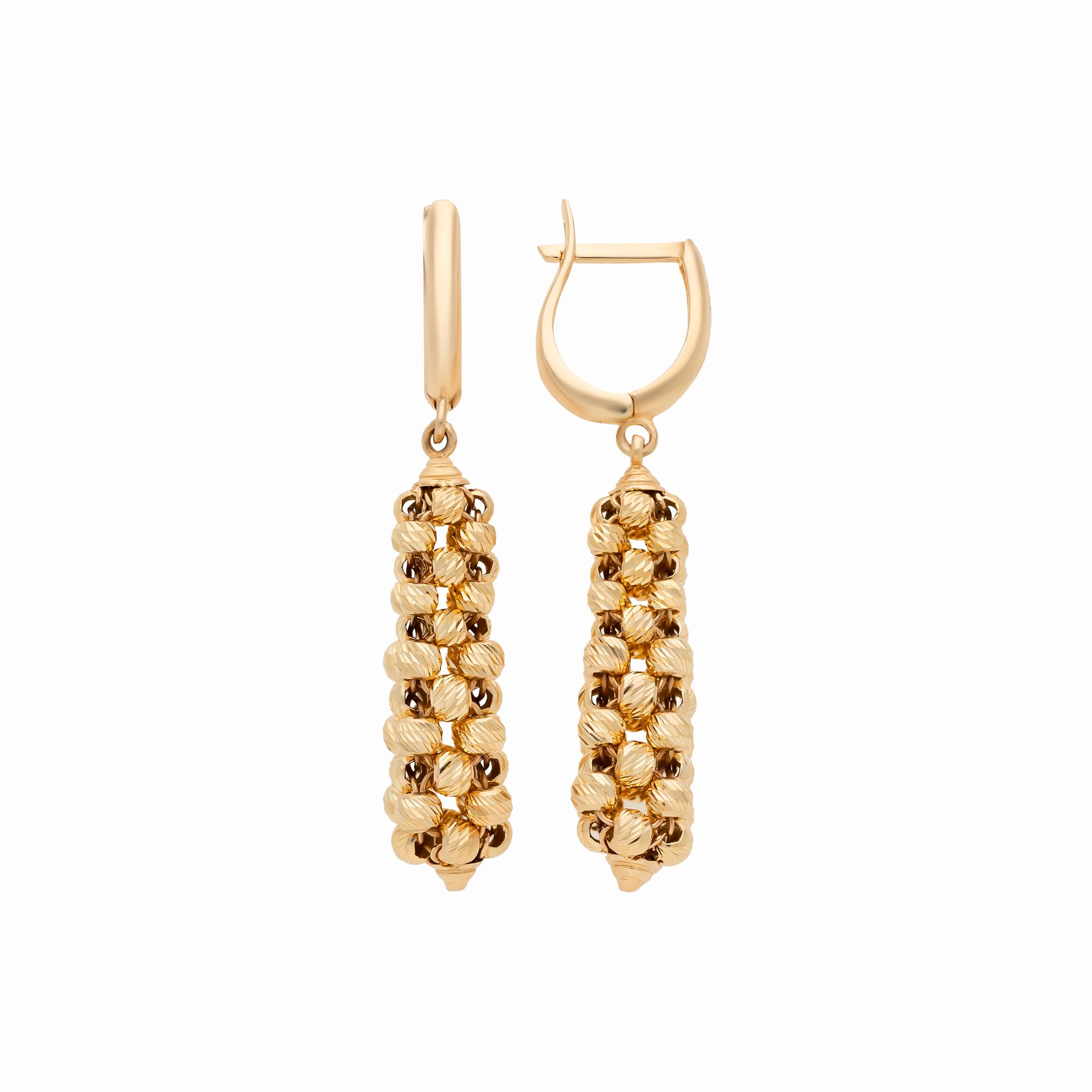 Серьги, золото, 585, 7.03г, 57092, изображение 2 | GoldMarket.kz