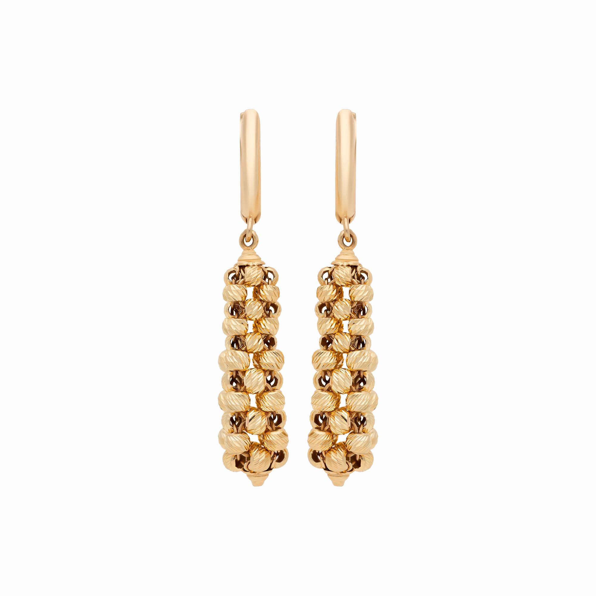 Серьги, золото, 585, 7.03г, 57092 | GoldMarket.kz