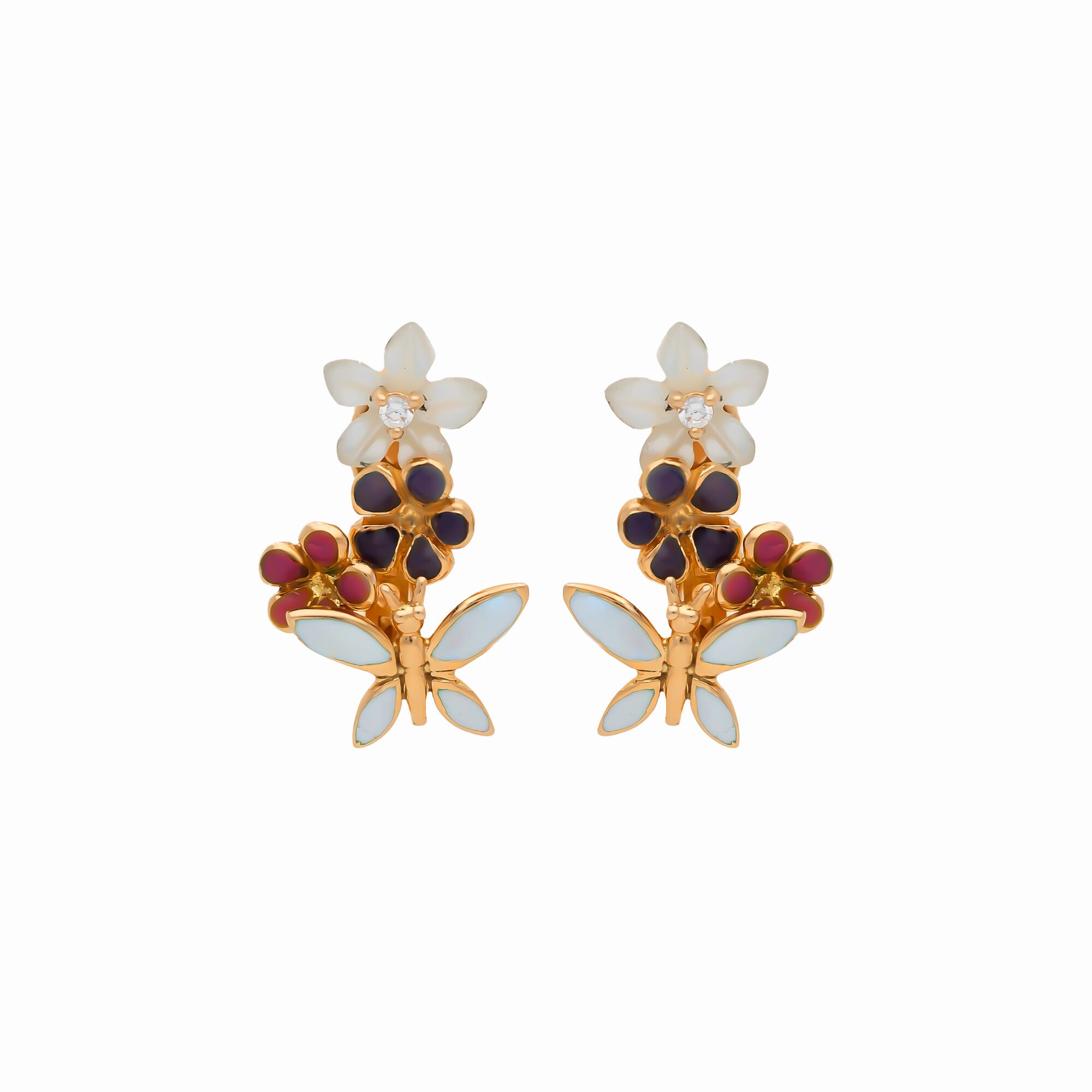 Серьги, золото, 585, 6.2г, 57110 | GoldMarket.kz