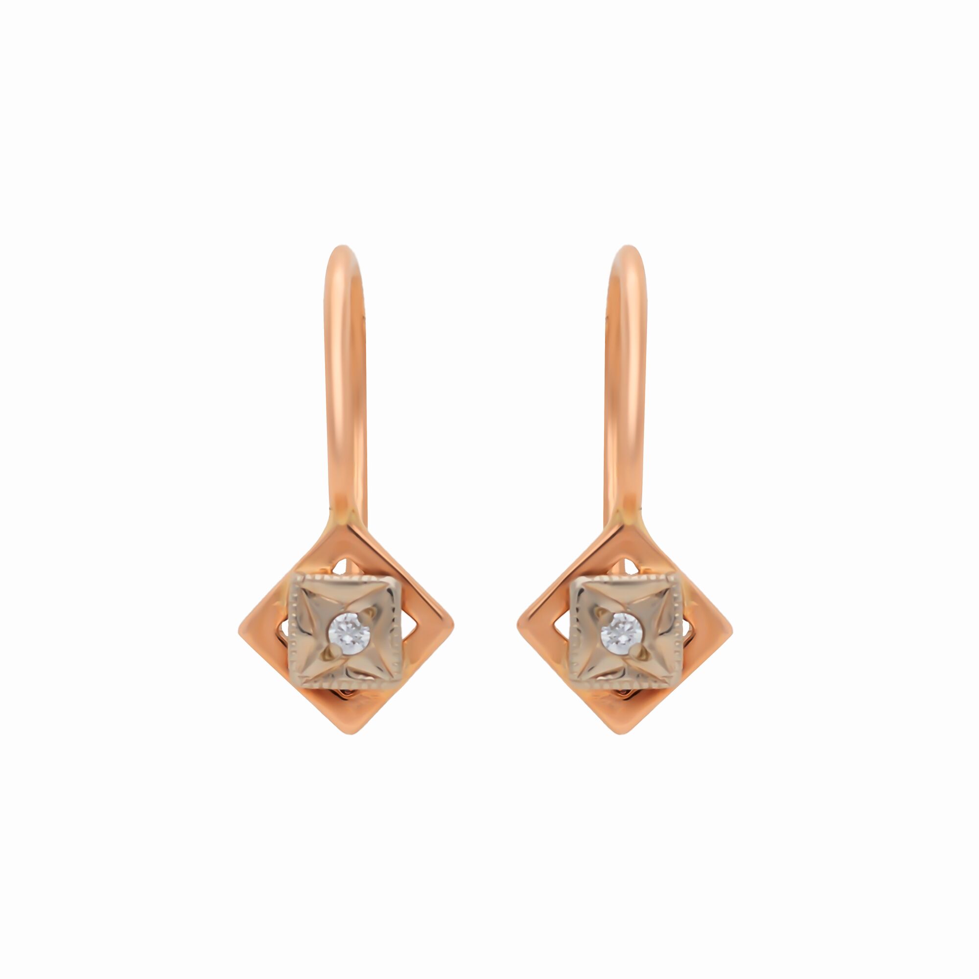 Серьги, золото, 585, 1.77г, 57111 | GoldMarket.kz