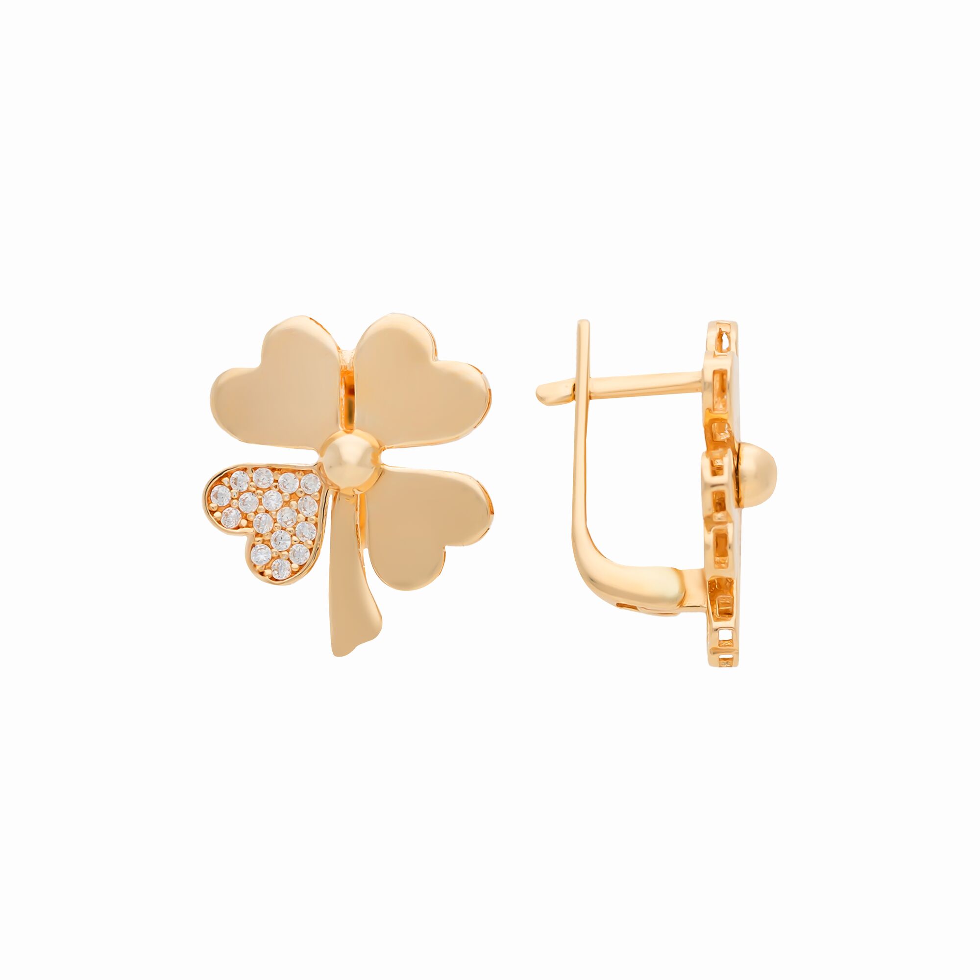 Серьги, золото, 585, 4.41г, 57125, изображение 2 | GoldMarket.kz