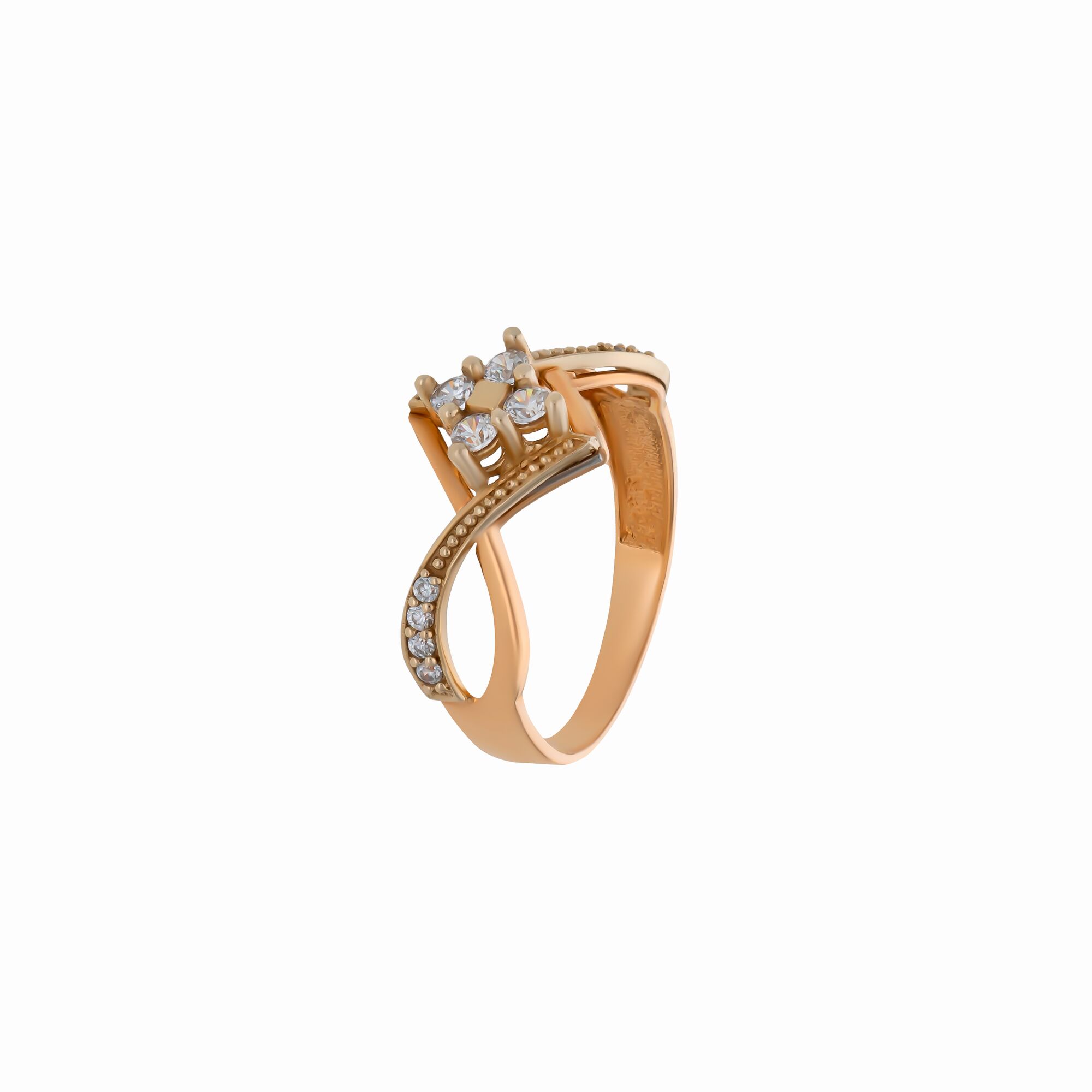 Кольцо, золото, 585, 3.44г, 57131 | GoldMarket.kz