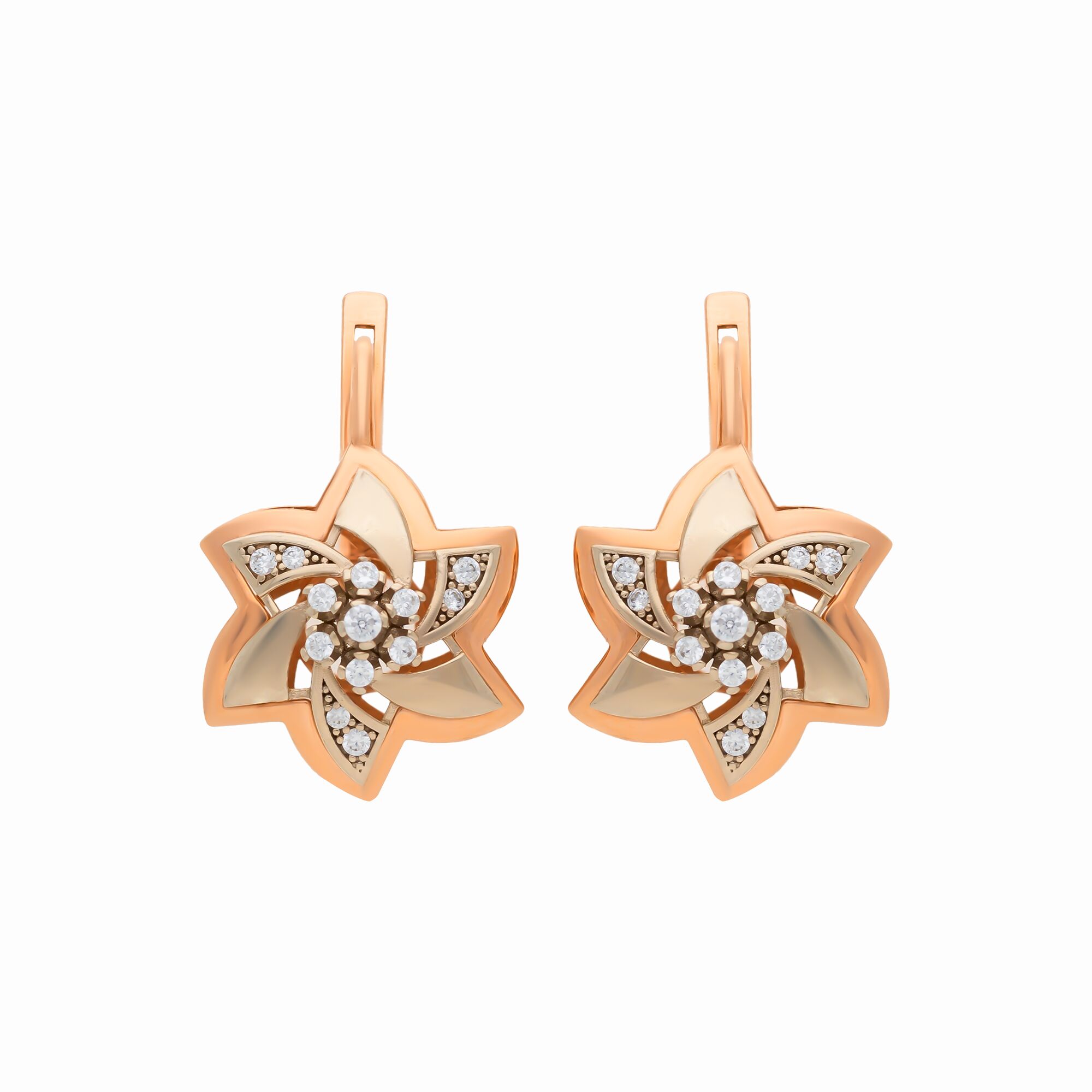 Серьги, золото, 585, 5.71г, 57150 | GoldMarket.kz