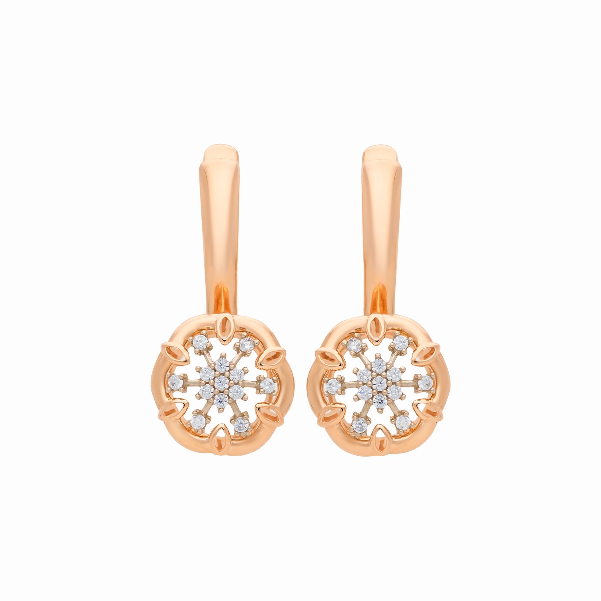 Серьги, золото, 585, 4.71г, 57153 | GoldMarket.kz