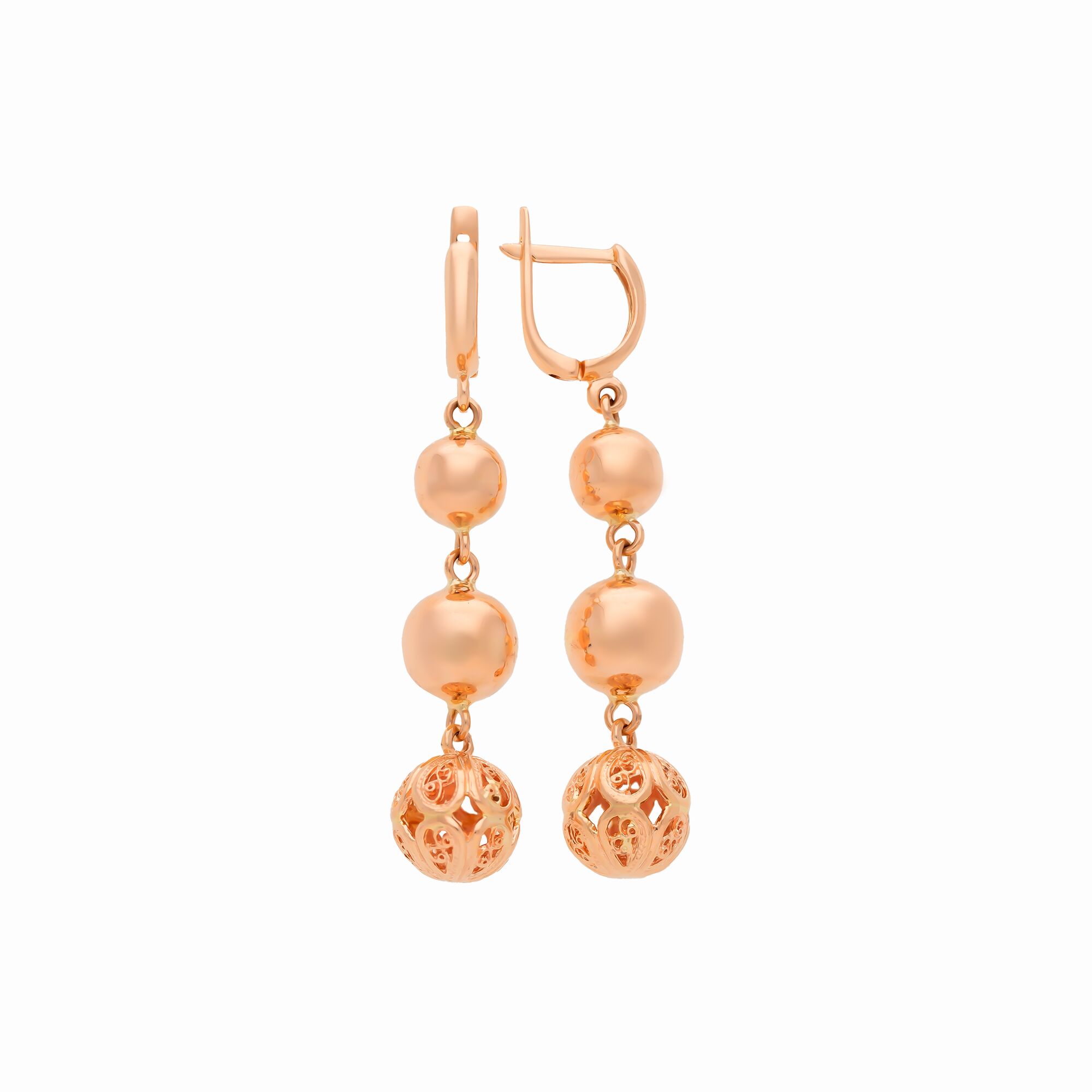 Серьги, золото, 585, 10.07г, 57159, изображение 2 | GoldMarket.kz