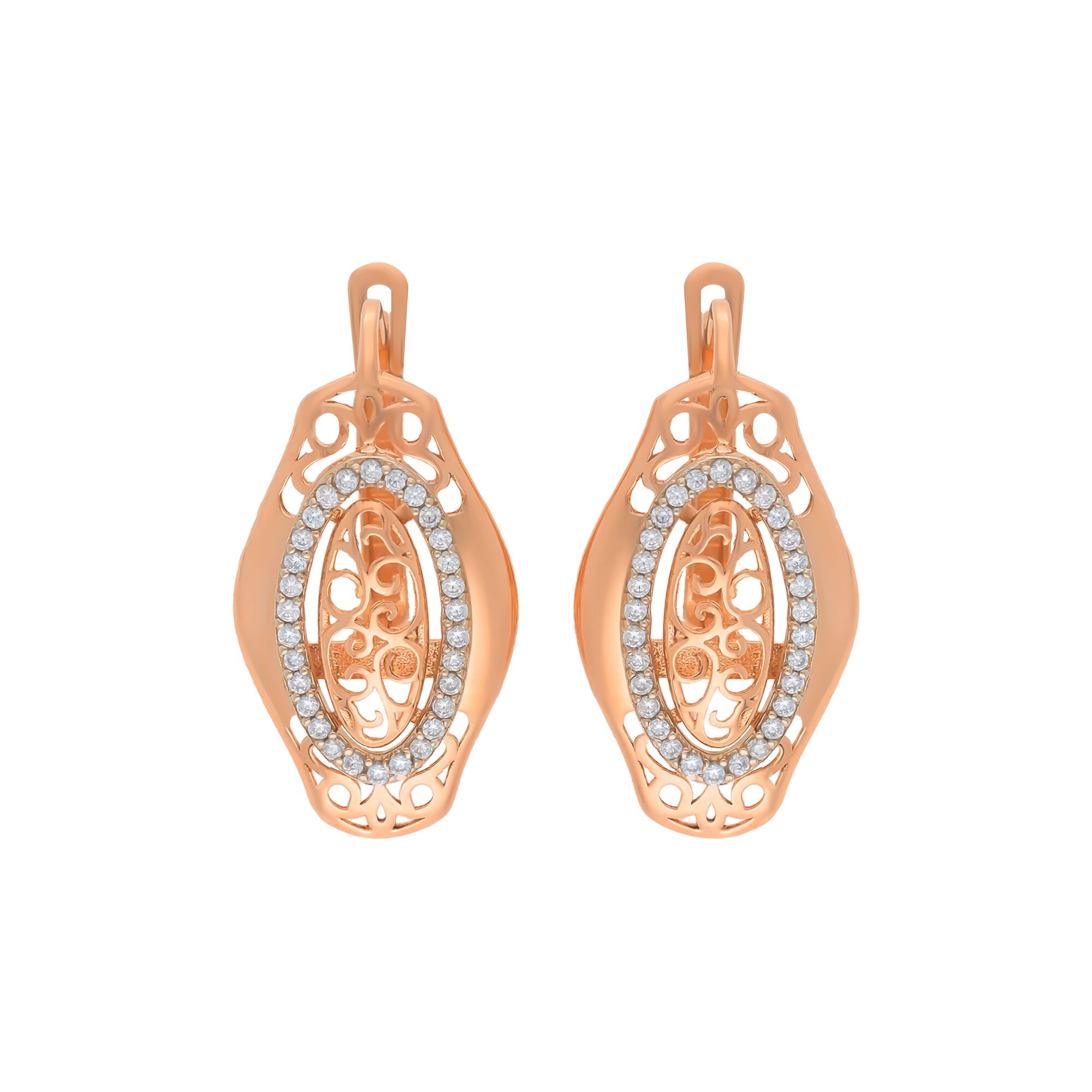 Серьги, золото, 585, 5.88г, 55469 | GoldMarket.kz