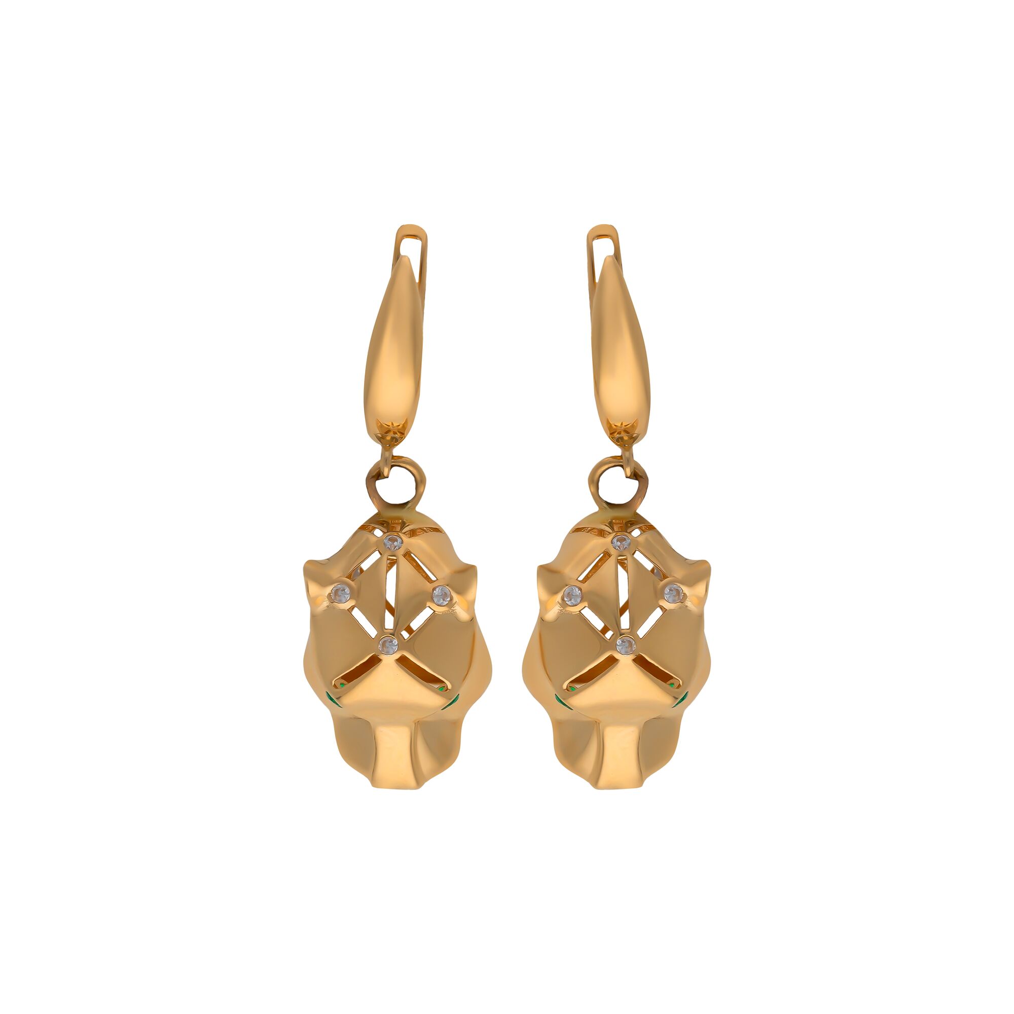 Серьги, золото, 585, 5.75г, 55617 | GoldMarket.kz