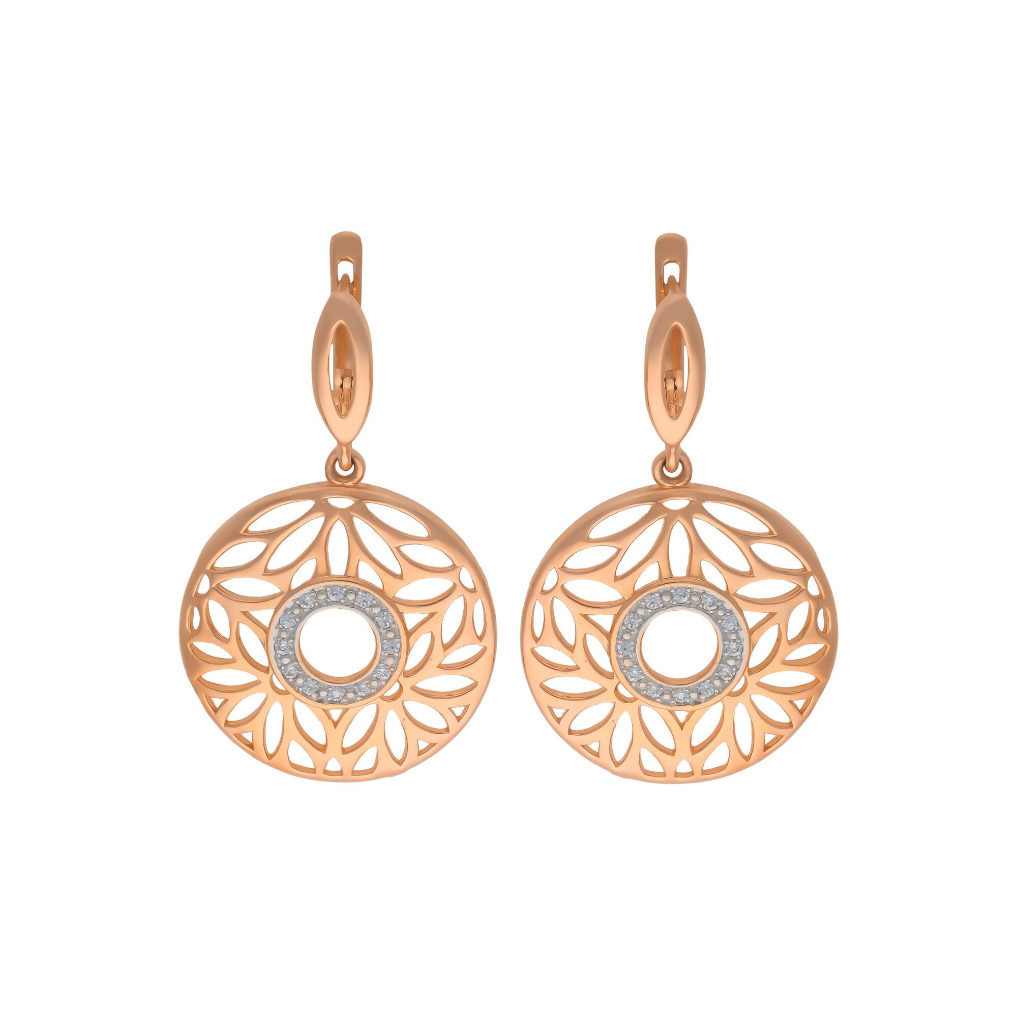 Серьги, золото, 585, 9.78г, 55625 | GoldMarket.kz