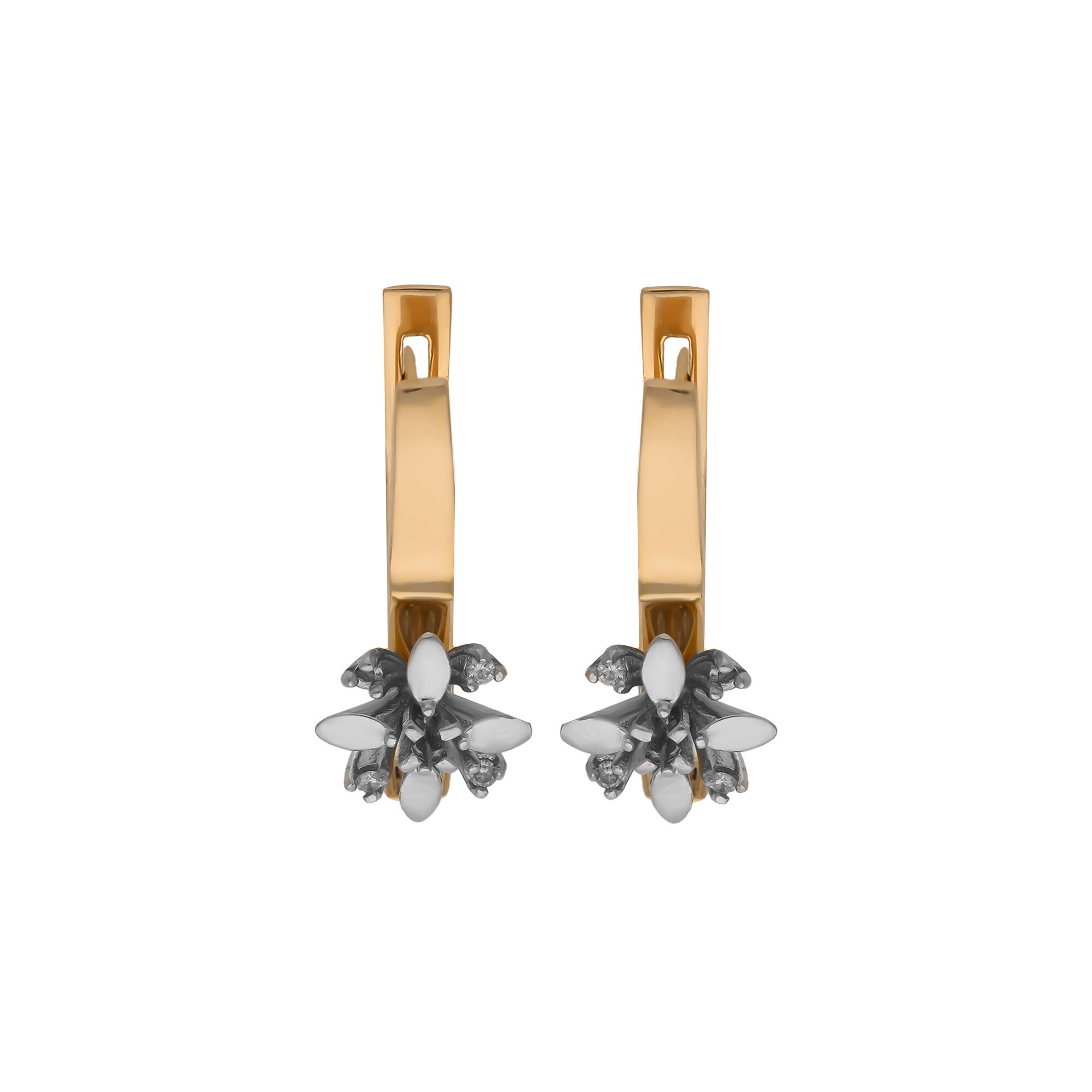 Серьги, золото, 585, 5.91г, 55728 | GoldMarket.kz