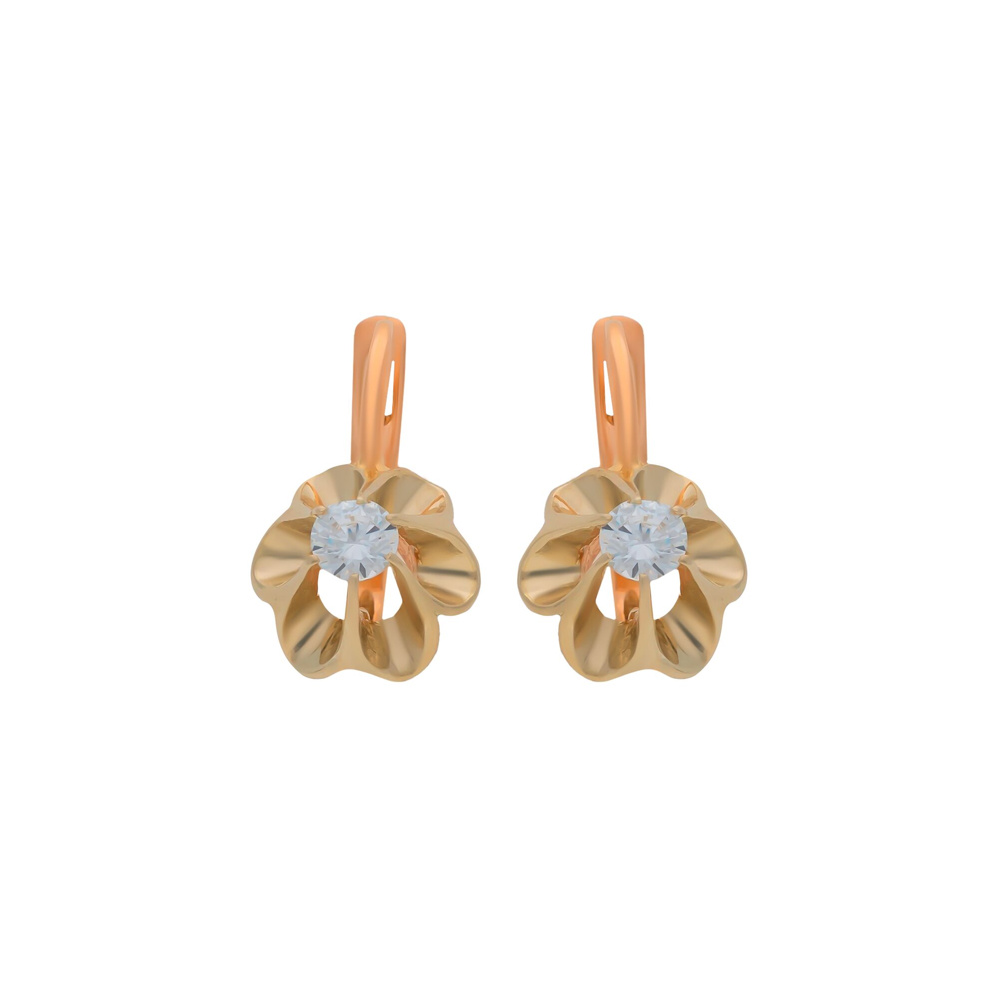 Серьги, золото, 585, 3.72г, 55781 | GoldMarket.kz