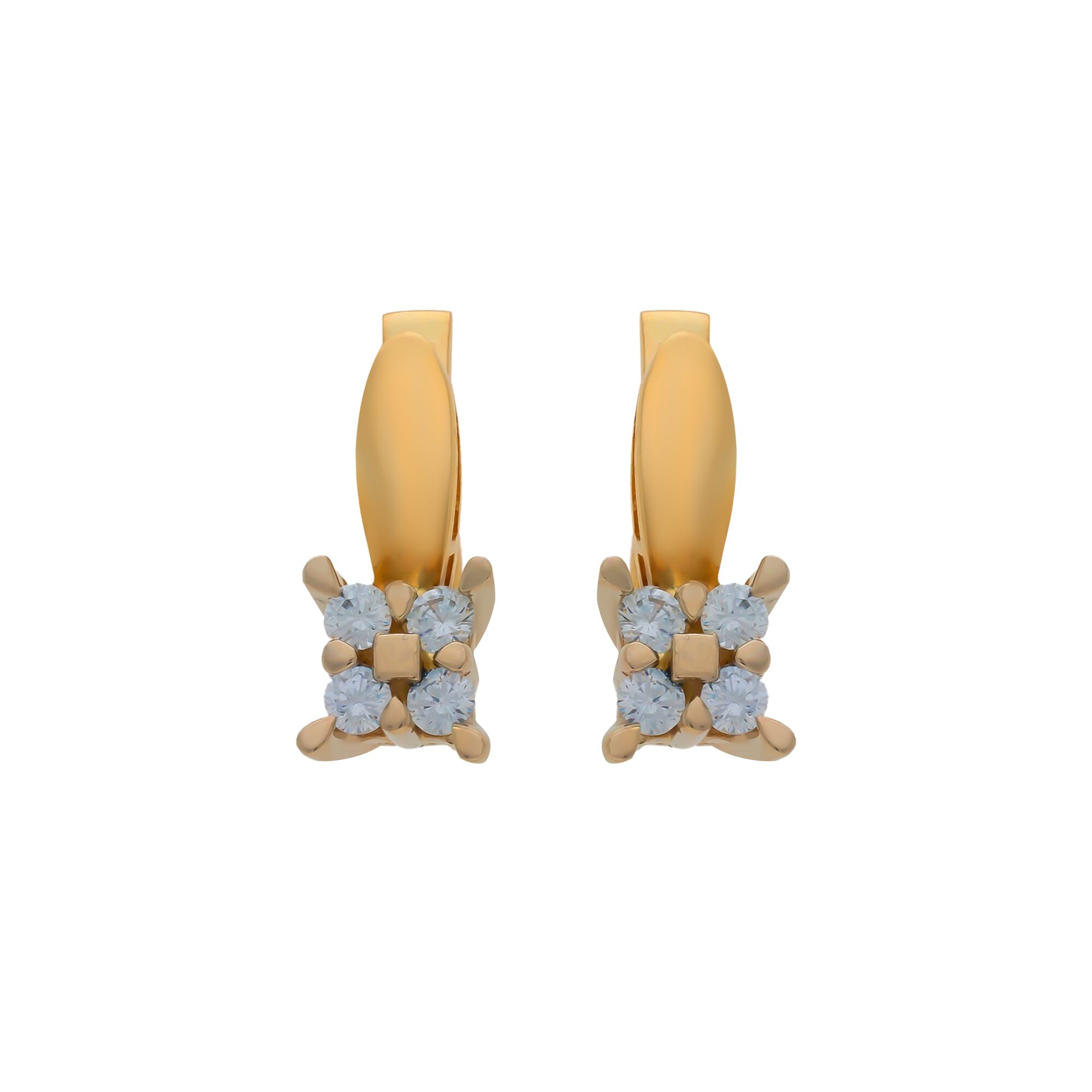 Серьги, золото, 585, 6.2г, 55841 | GoldMarket.kz