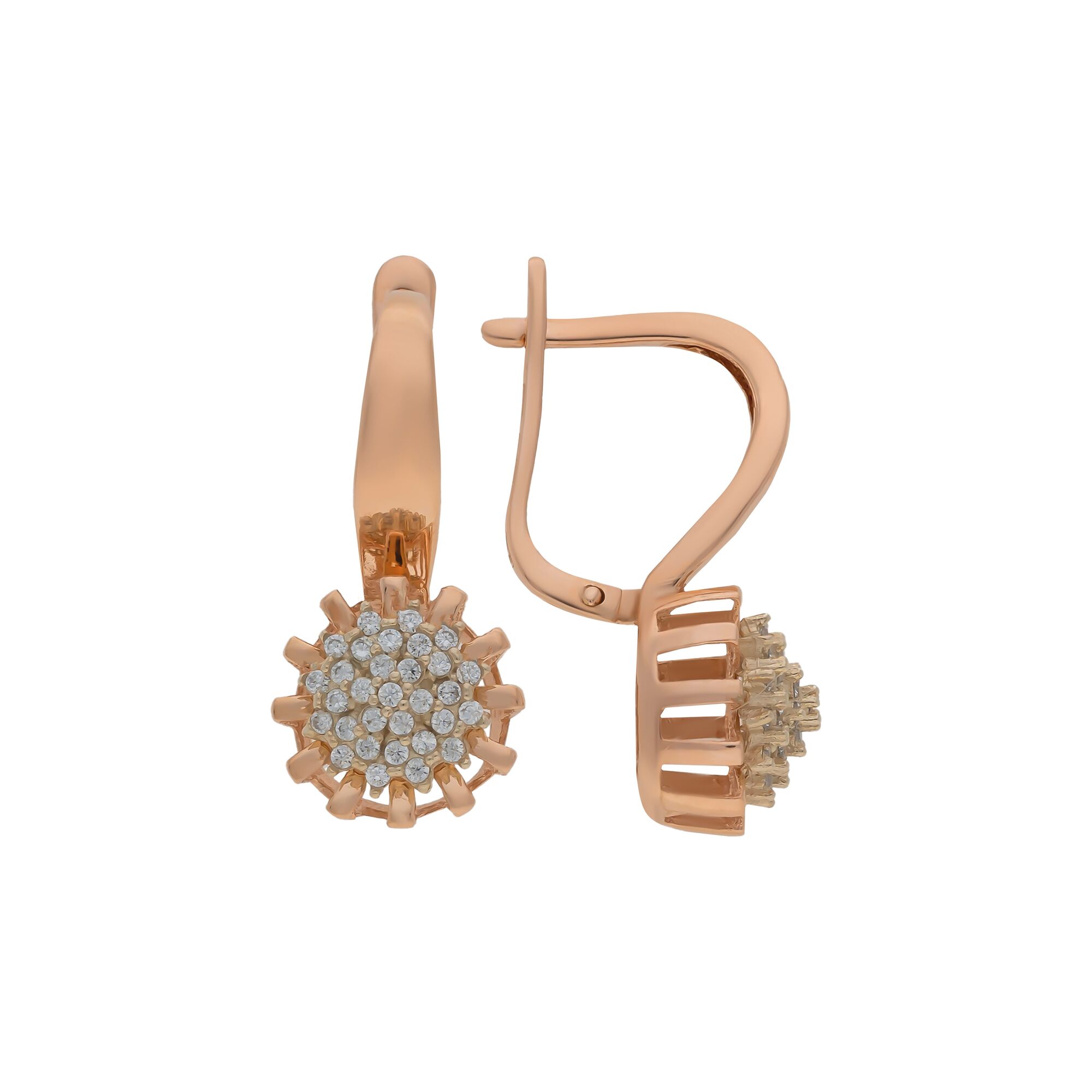 Серьги, золото, 585, 5.04г, 55897, изображение 2 | GoldMarket.kz