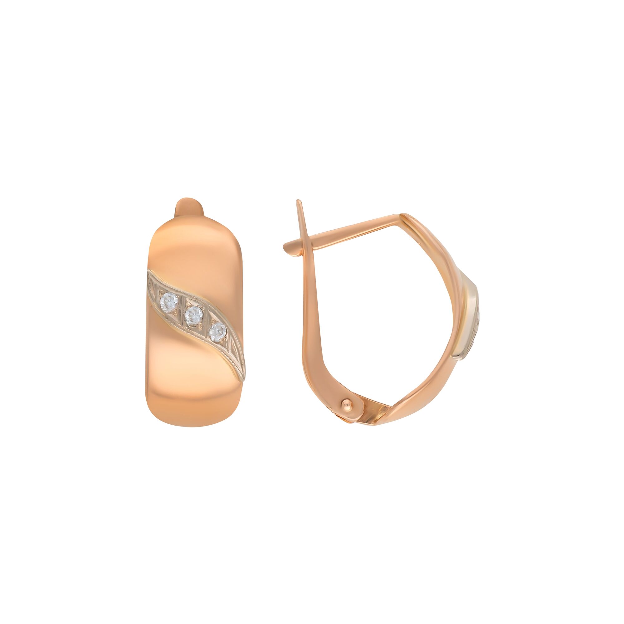 Серьги, золото, 585, 4.18г, 55970, изображение 2 | GoldMarket.kz