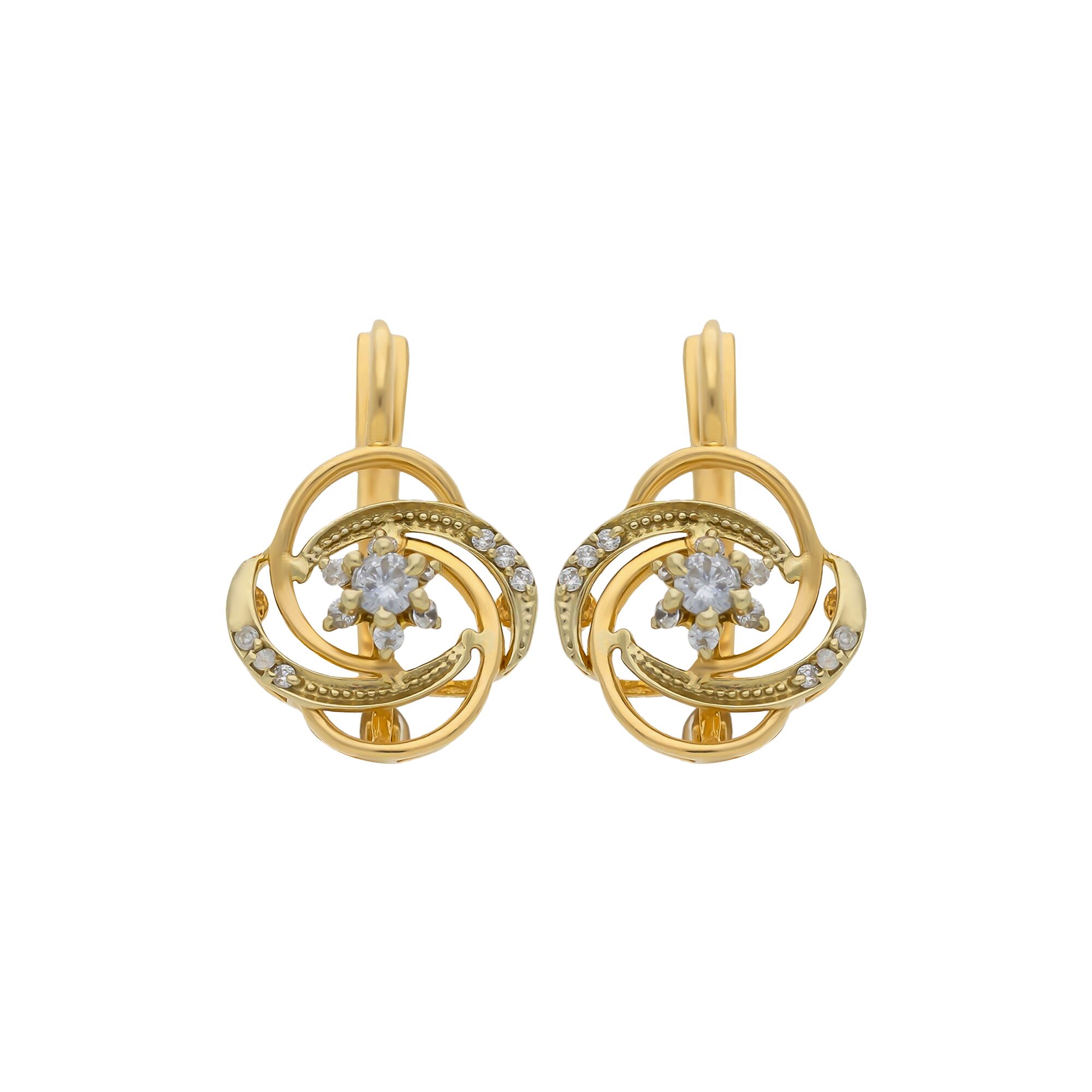 Серьги, золото, 585, 5.2г, 56000 | GoldMarket.kz