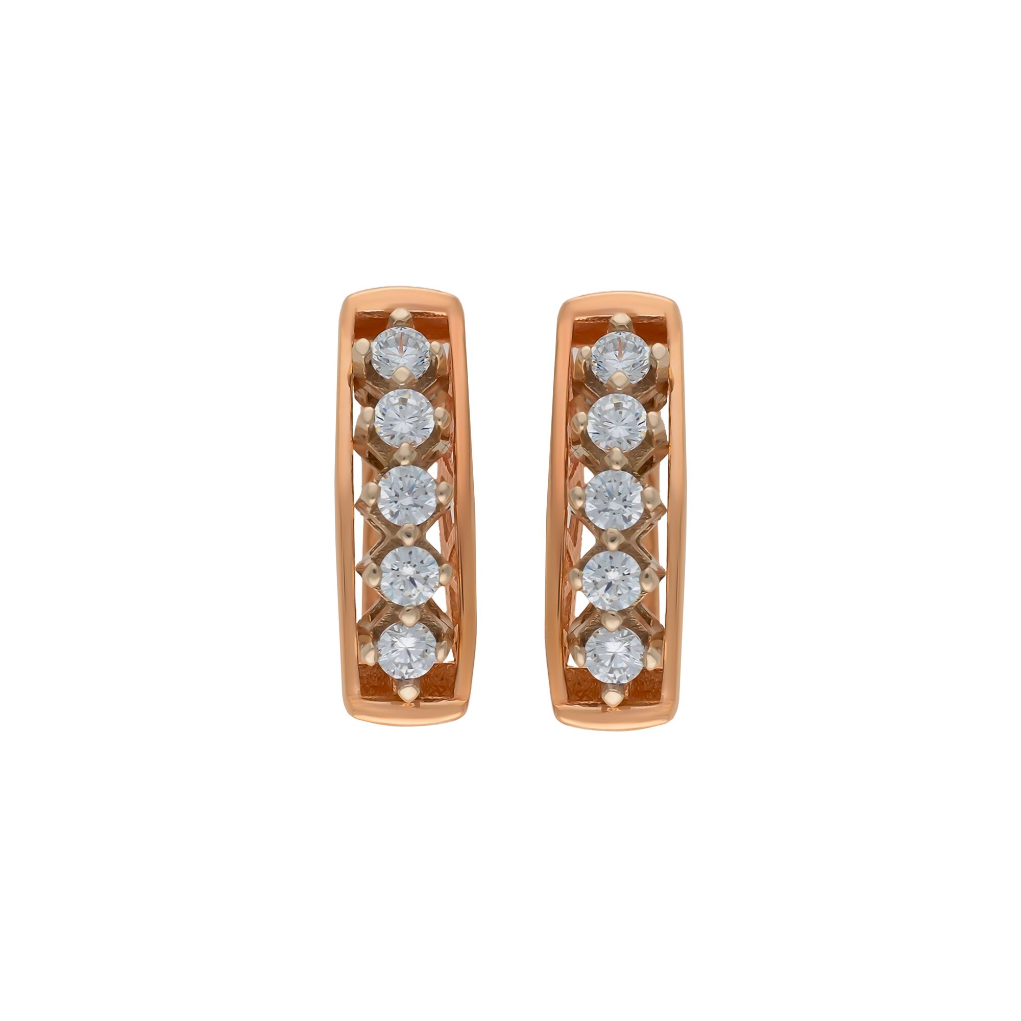 Серьги, золото, 585, 3.91г, 56067 | GoldMarket.kz