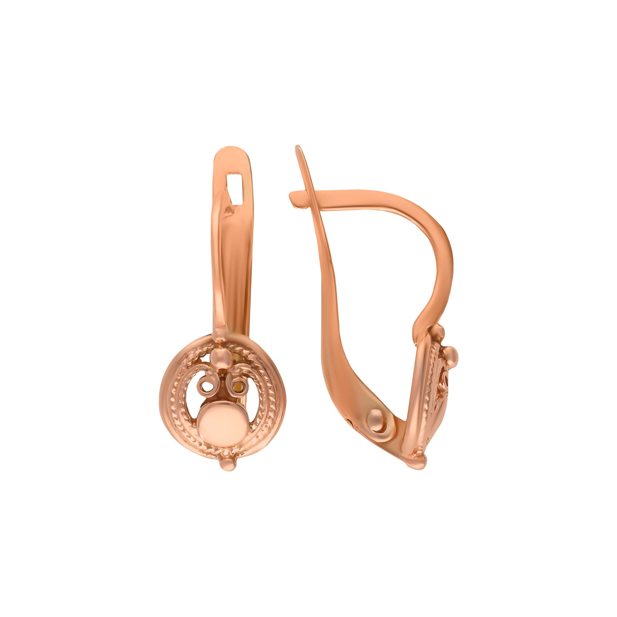 Серьги, золото, 585, 1.97г, 56091, изображение 2 | GoldMarket.kz