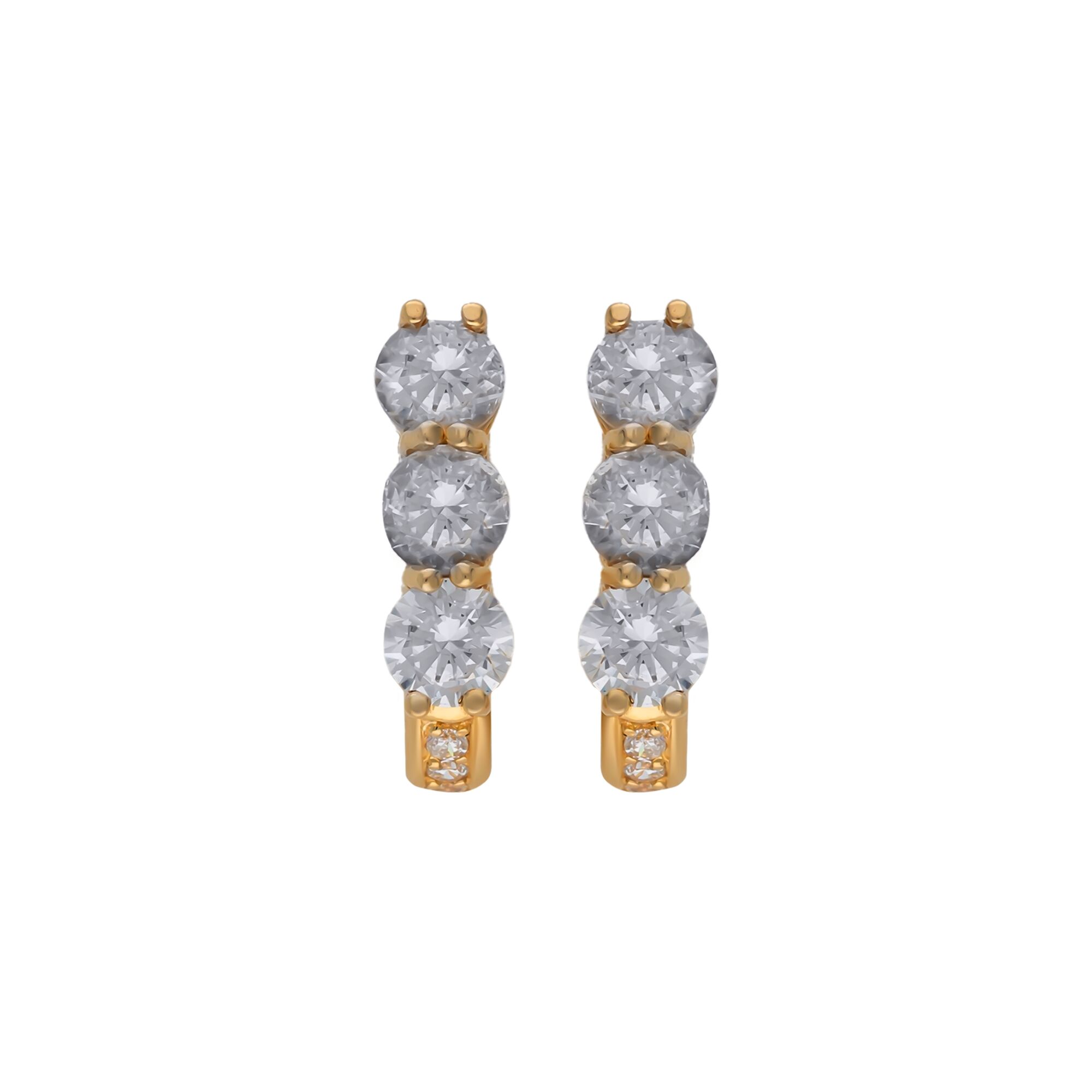 Серьги, золото, 585, 3г, 56119 | GoldMarket.kz
