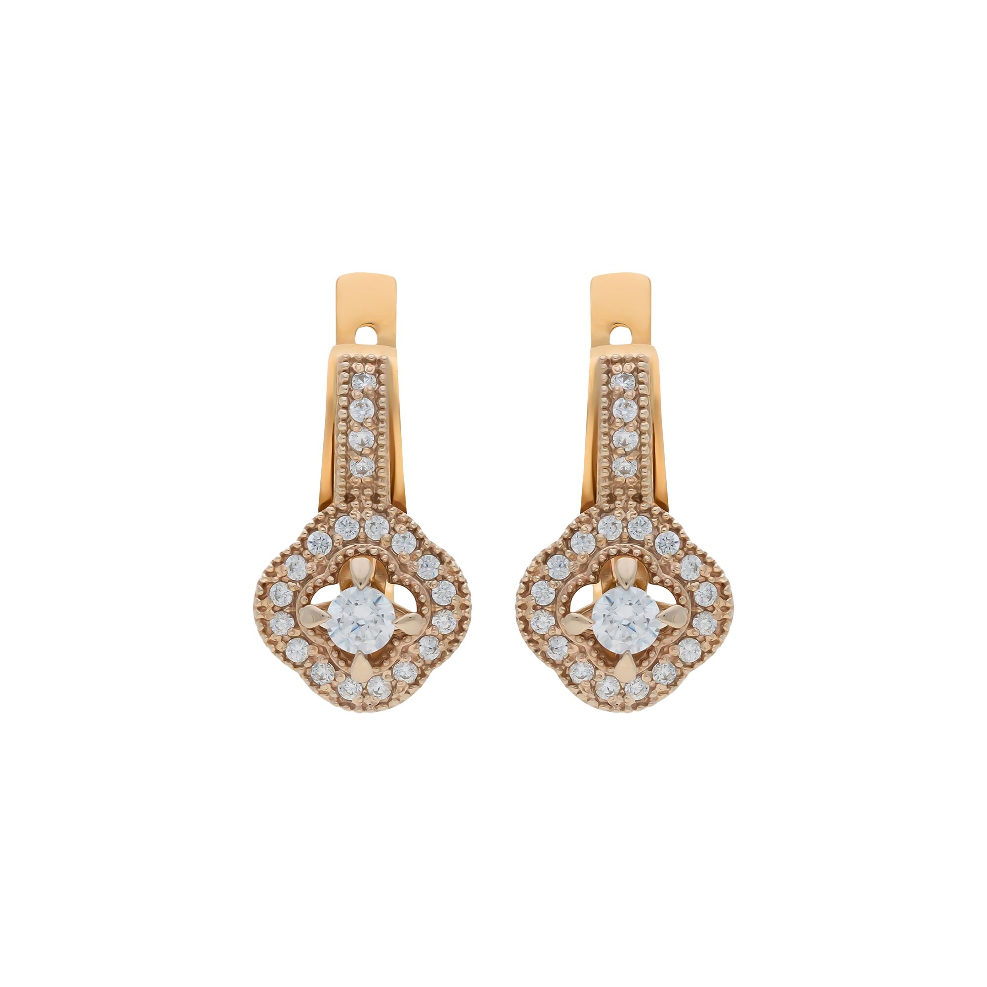Серьги, золото, 585, 7.12г, 56233 | GoldMarket.kz