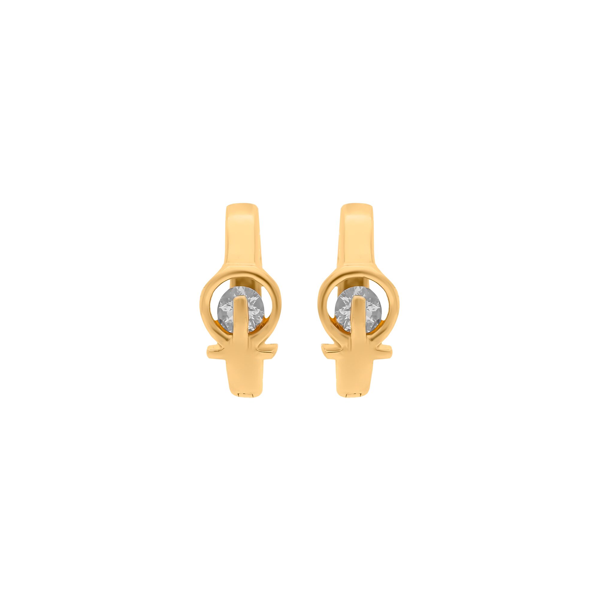 Серьги, золото, 585, 3.12г, 56252 | GoldMarket.kz