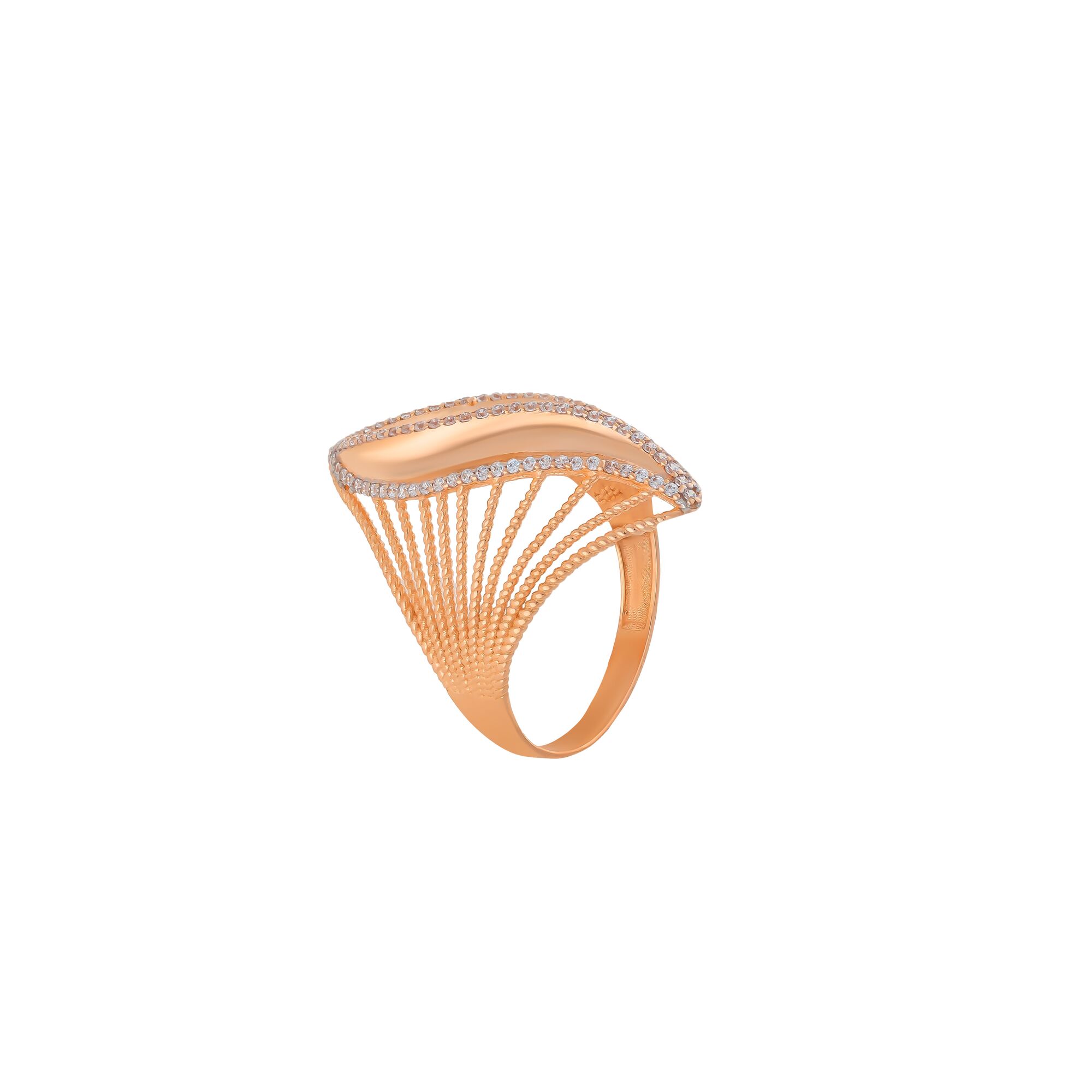 Кольцо, золото, 585, 4.96г, 56345 | GoldMarket.kz