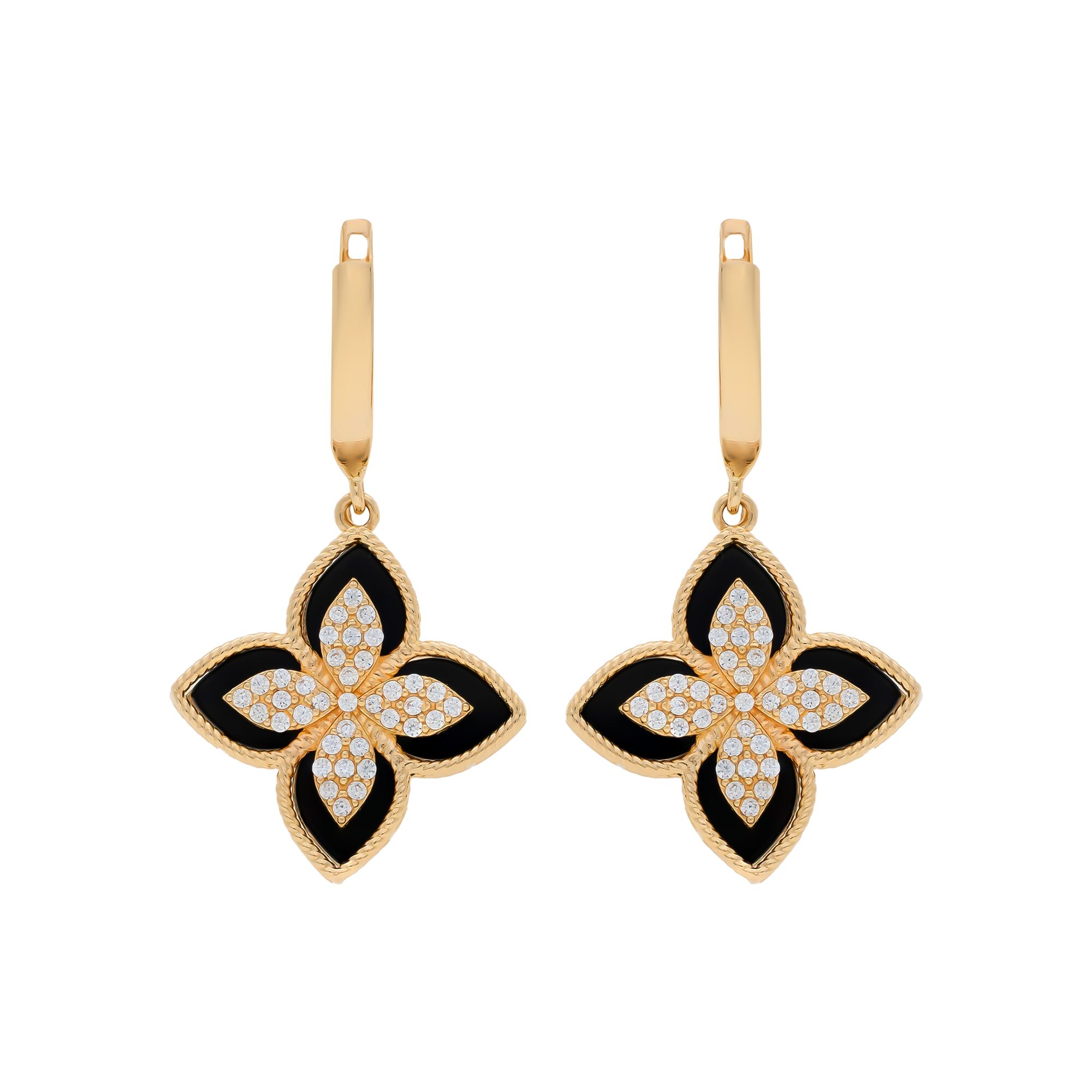 Серьги, золото, 585, 6.81г, 56479 | GoldMarket.kz