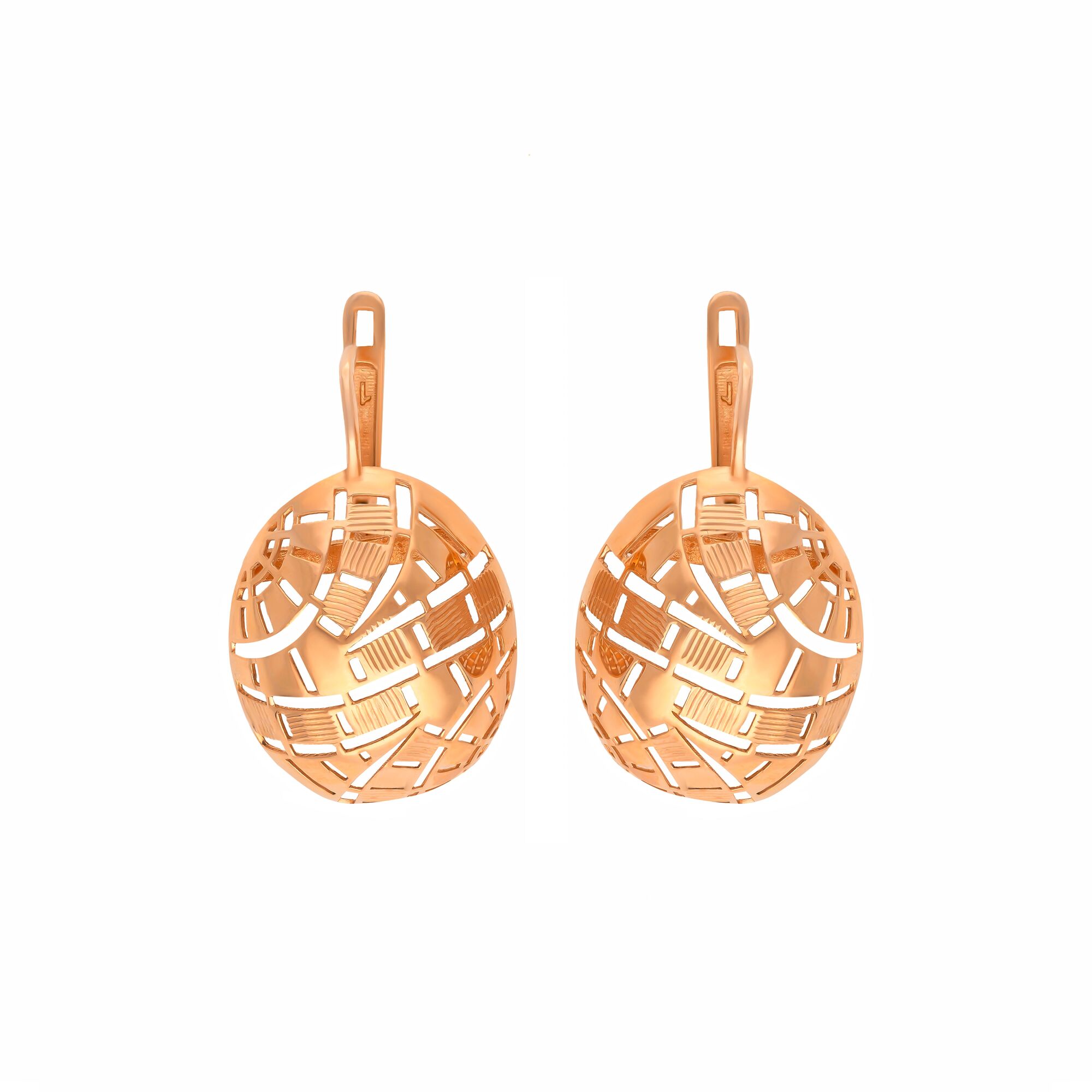 Серьги, золото, 585, 5.99г, 56615 | GoldMarket.kz
