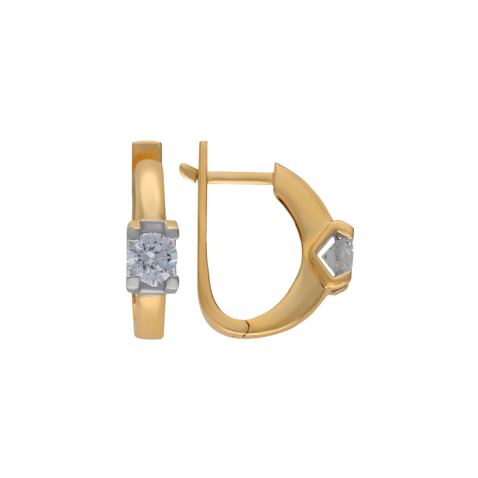 Серьги, золото, 585, 5.74г, 56778, изображение 2 | GoldMarket.kz