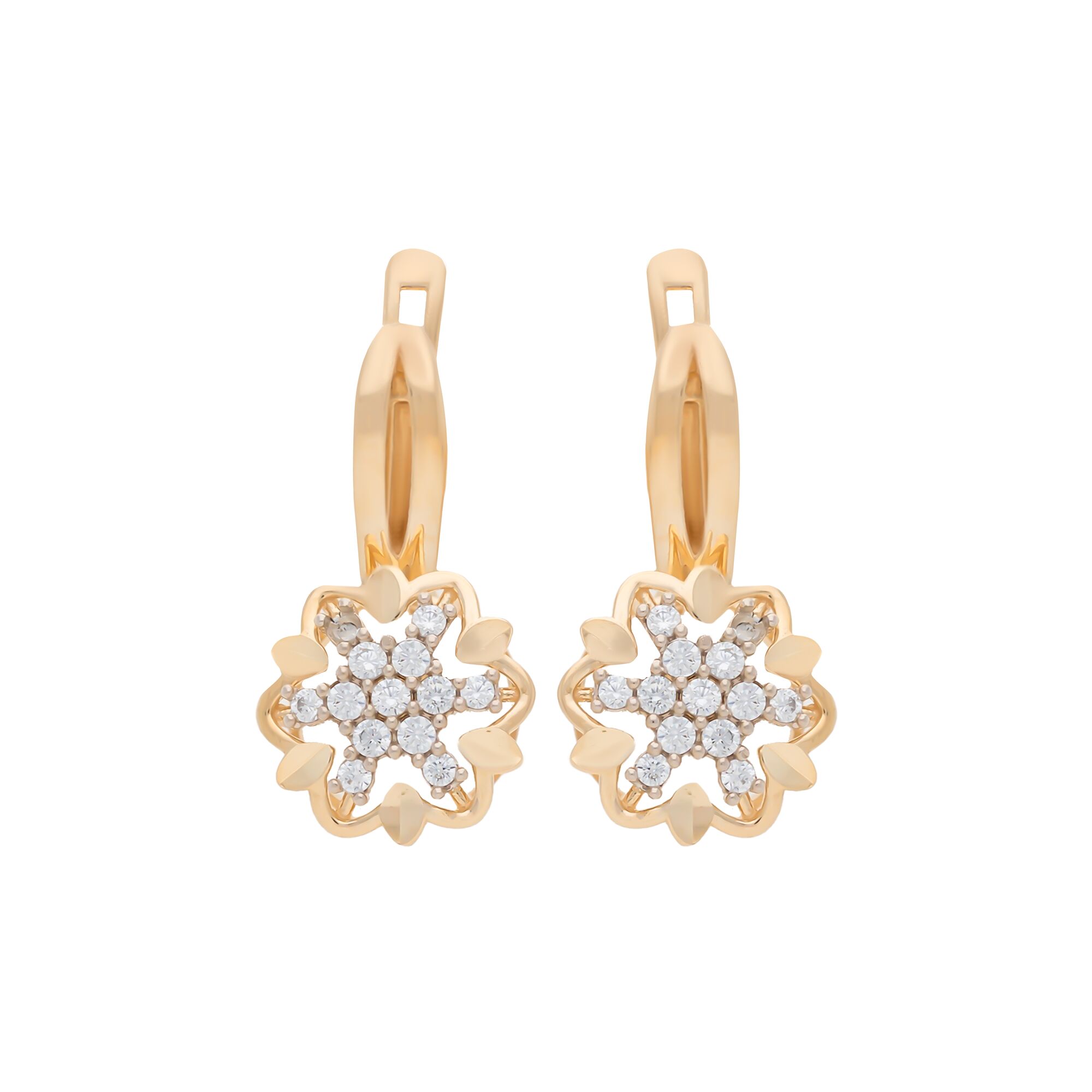 Серьги, золото, 585, 3.74г, 57192 | GoldMarket.kz