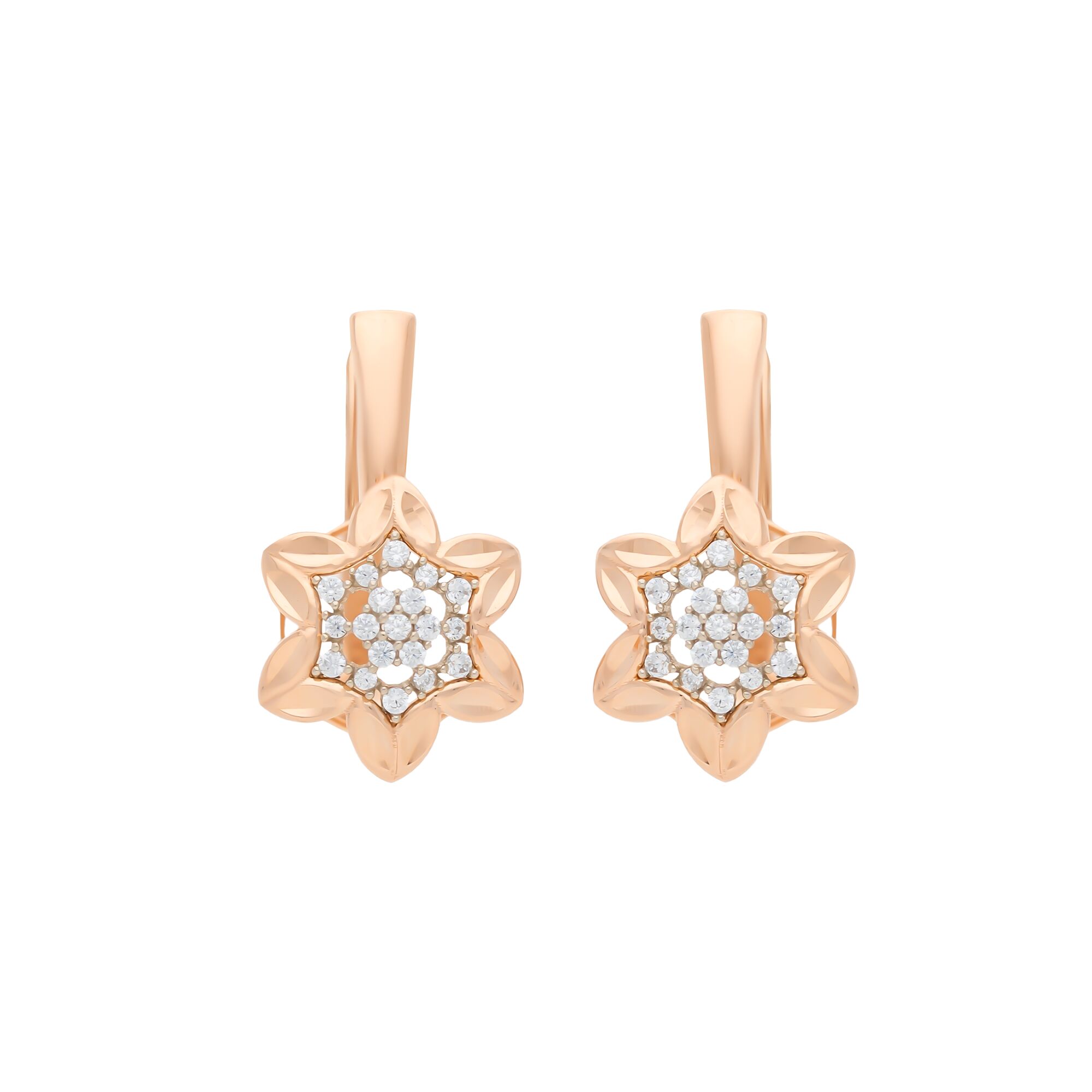 Серьги, золото, 585, 4.78г, 57196 | GoldMarket.kz