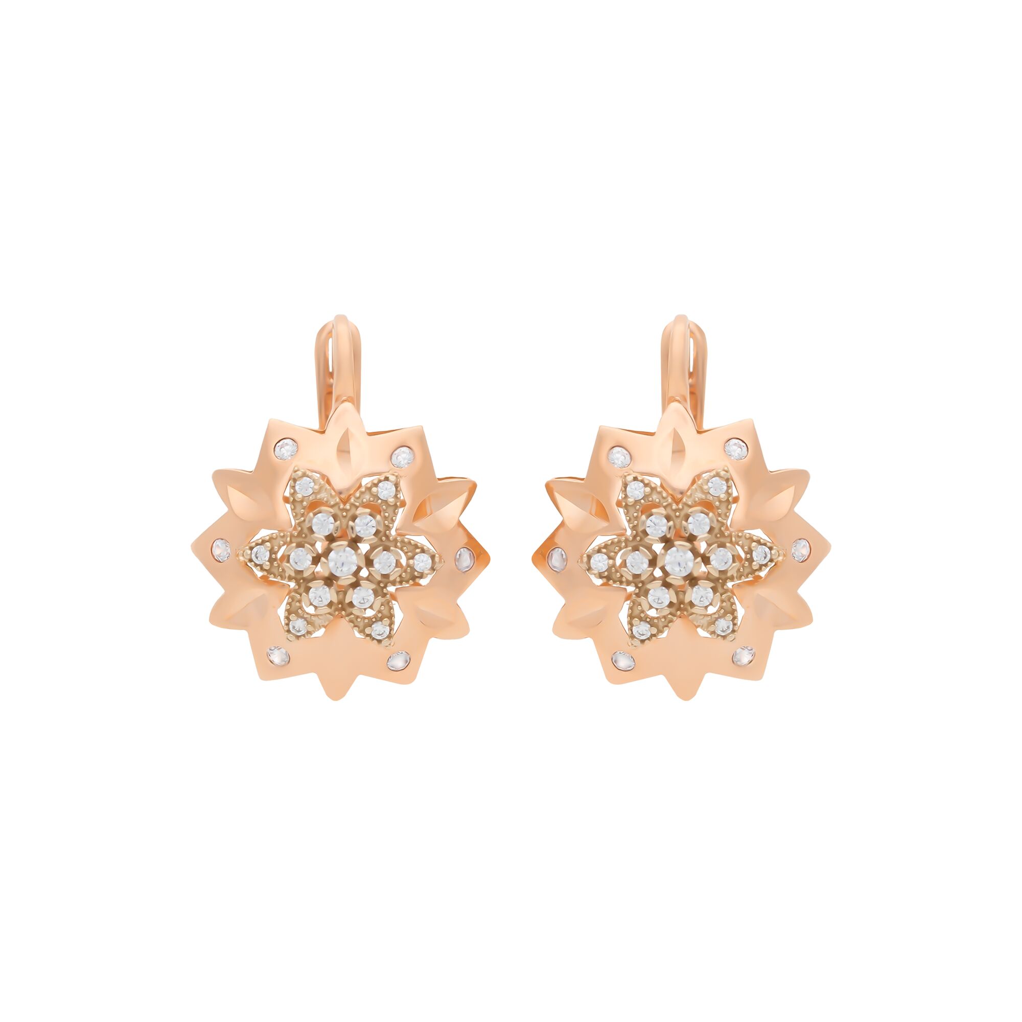 Серьги, золото, 585, 5.74г, 57197 | GoldMarket.kz